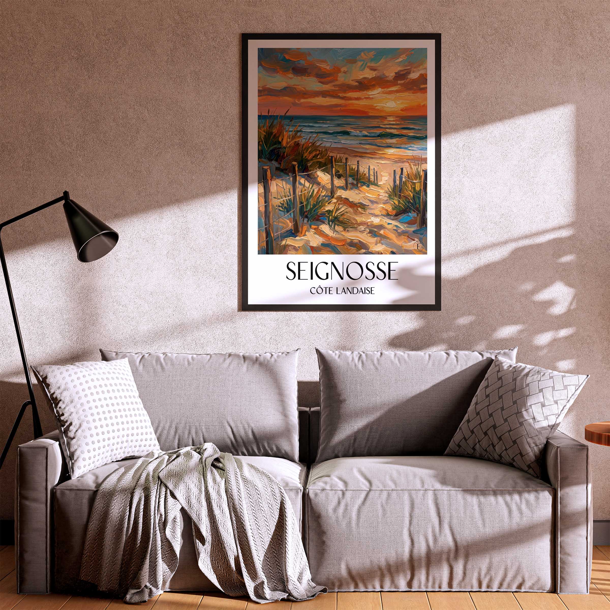 seignosse-côte-landaise-frankreich-poster-oil-painting-oelgemaelde