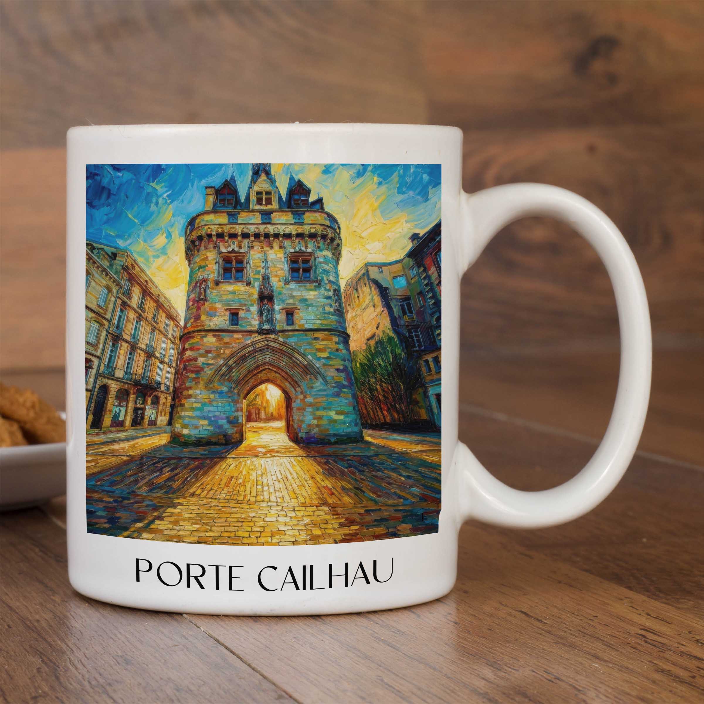 porte-cailhau-bordeaux-frankreich-kaffeebecher-oil-painting-oelgemaelde
