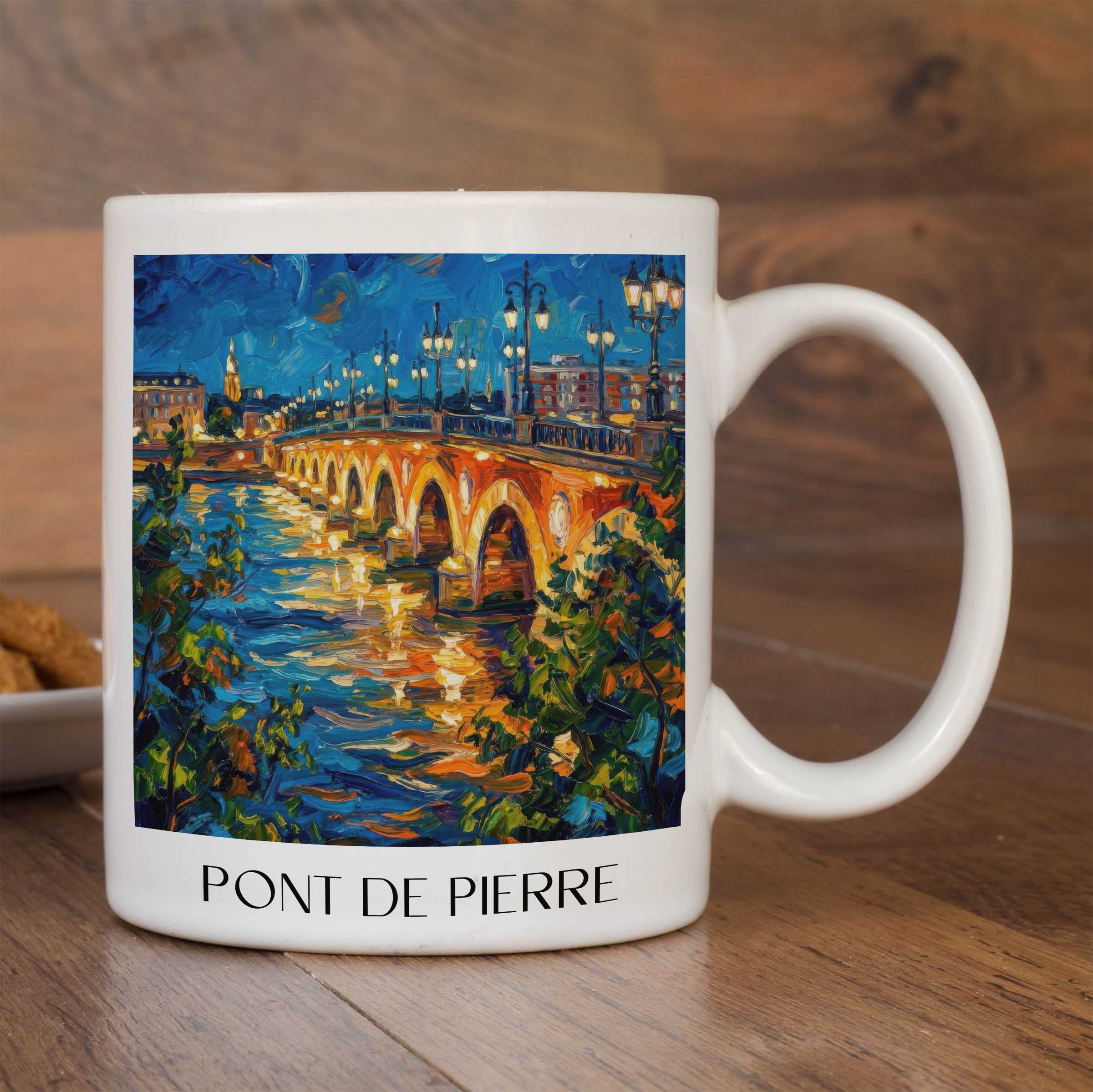 pont-de-pierre-bordeaux-frankreich-kaffeebecher-oil-painting-oelgemaelde