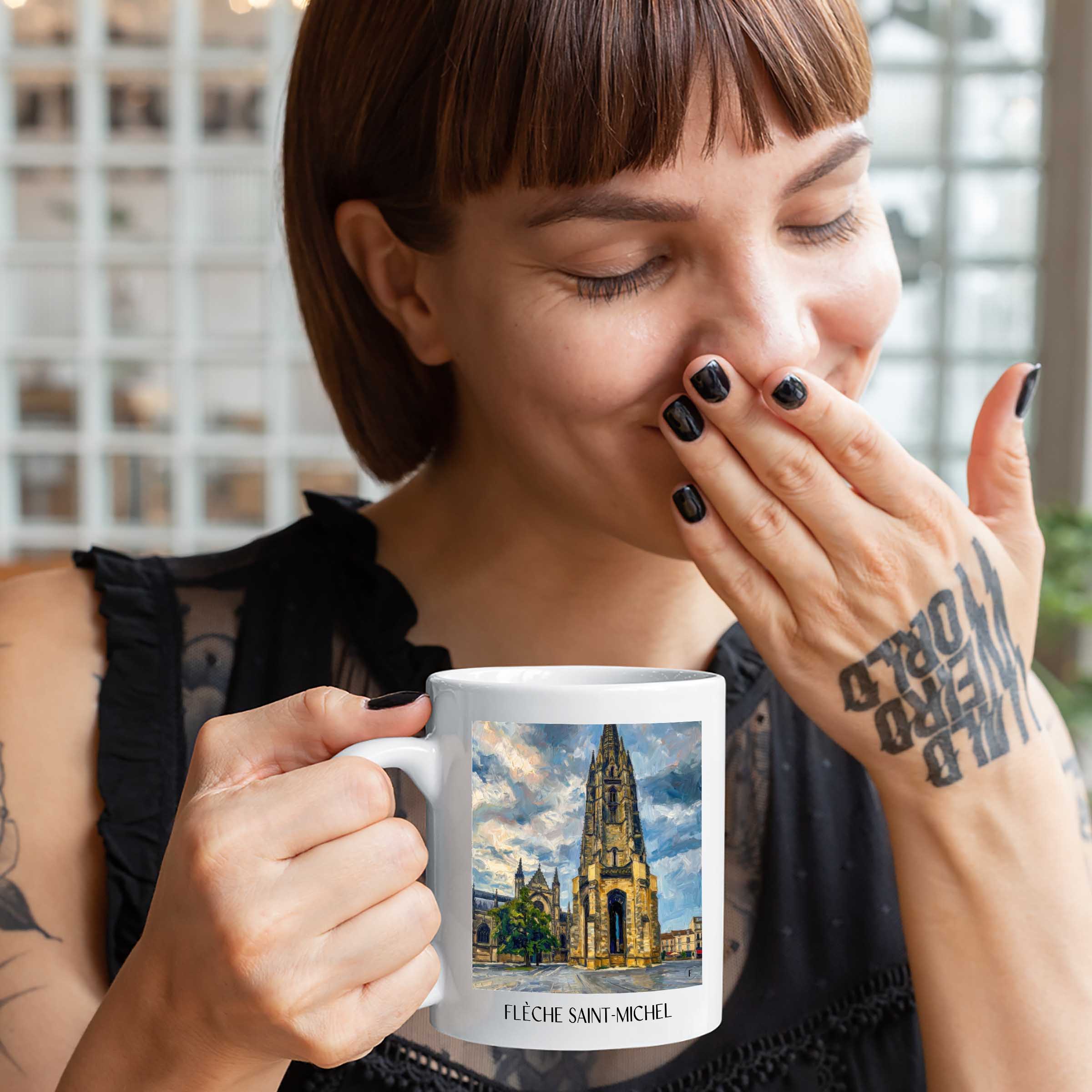 flèche-saint-michel-bordeaux-frankreich-kaffeebecher-oil-painting-oelgemaelde