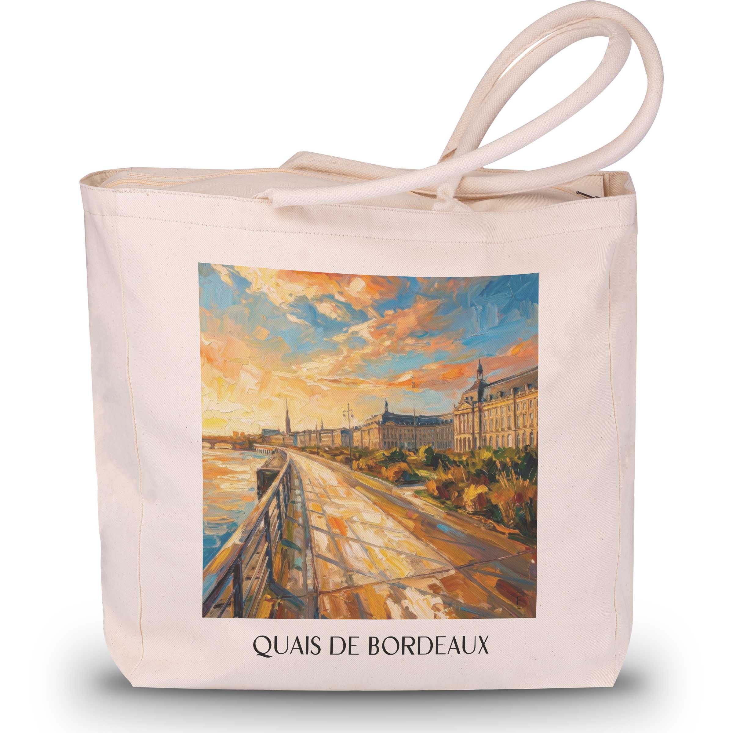 quais-de-bordeaux-gironde-frankreich-einkaufstasche-oil-painting-oelgemaelde