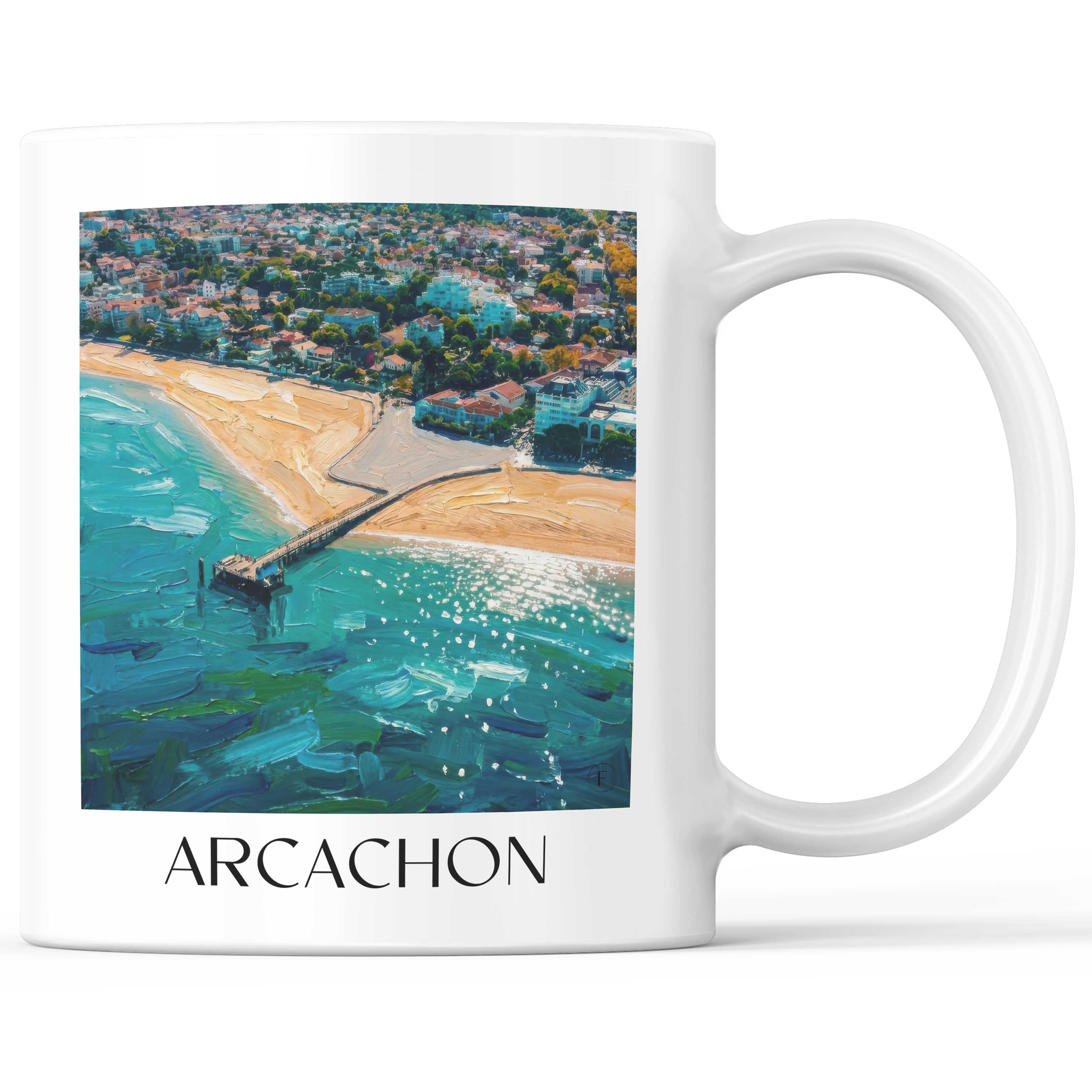 arcachon-gironde-frankreich-kaffeebecher-oil-painting-oelgemaelde