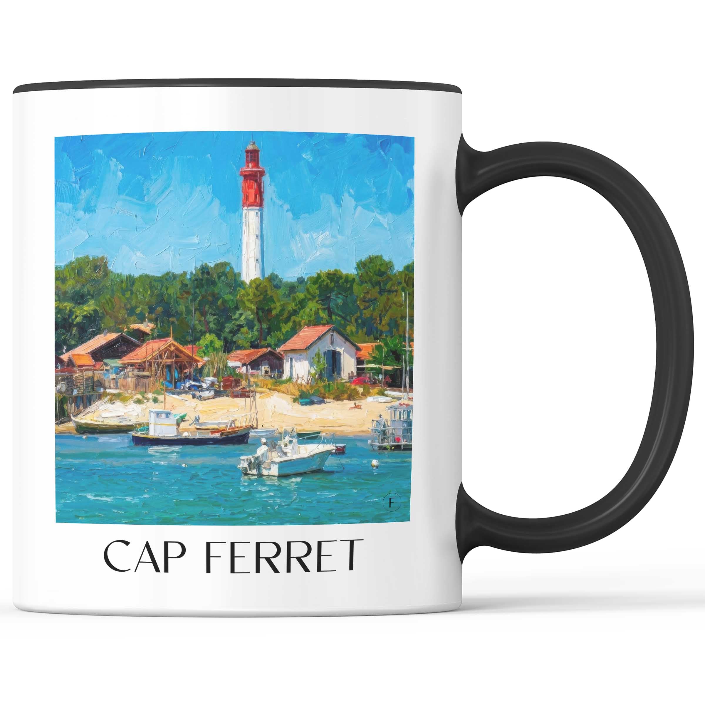 cap-ferret-bassin-d'arcachon-frankreich-kaffeebecher-oil-painting-oelgemaelde