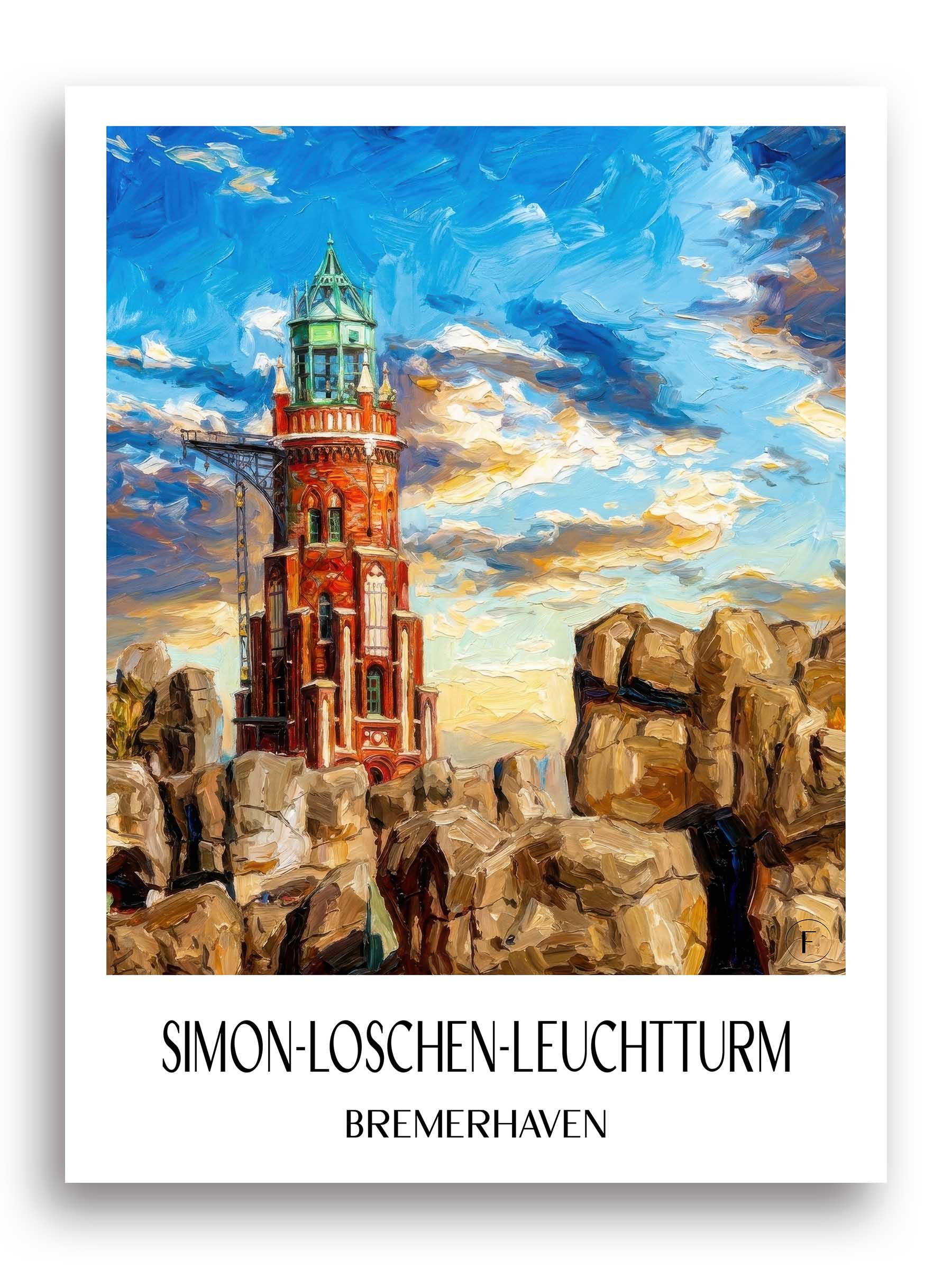 simon-loschen-leuchtturm-bremerhaven-deutschland-poster-oil-painting-oelgemaelde