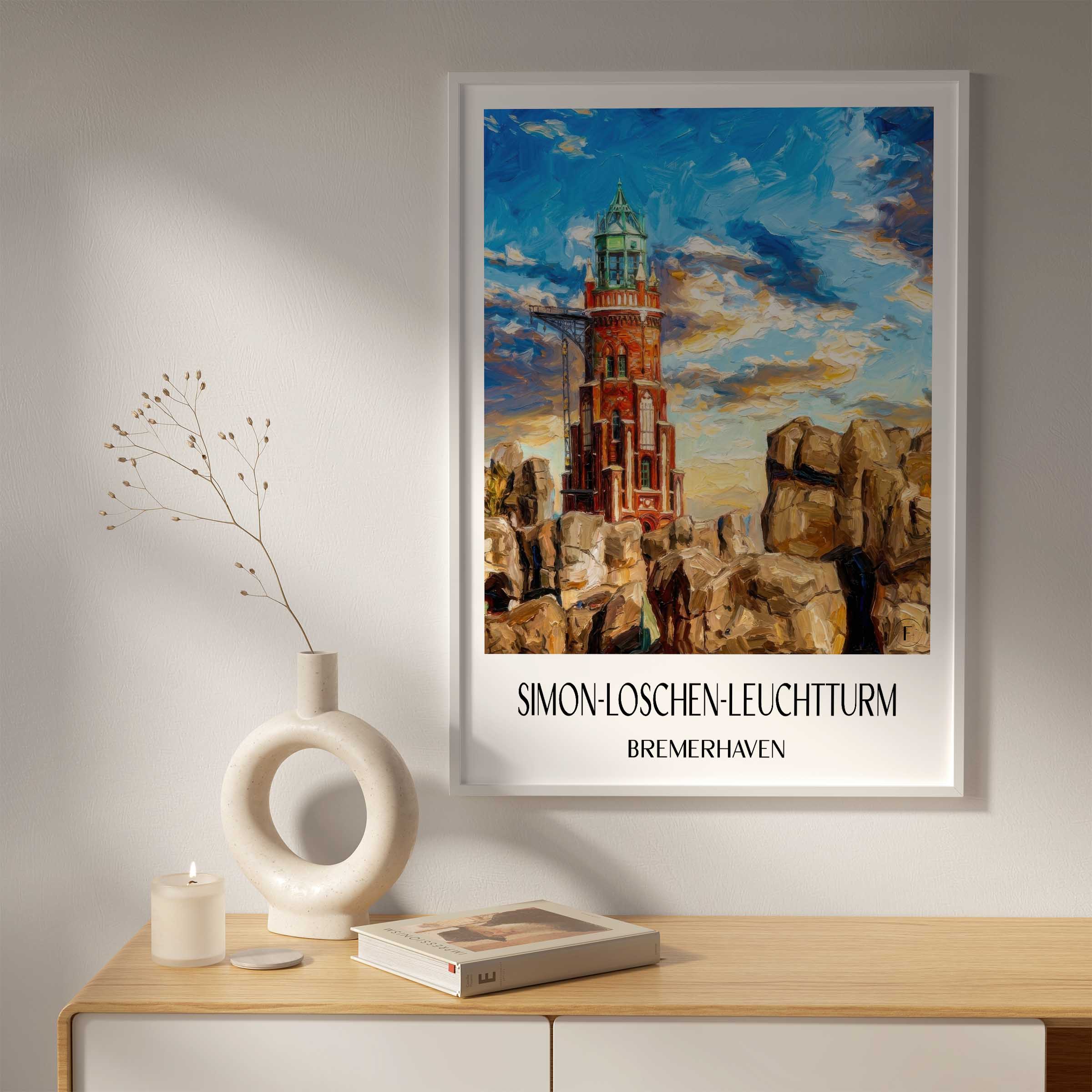 simon-loschen-leuchtturm-bremerhaven-deutschland-poster-oil-painting-oelgemaelde