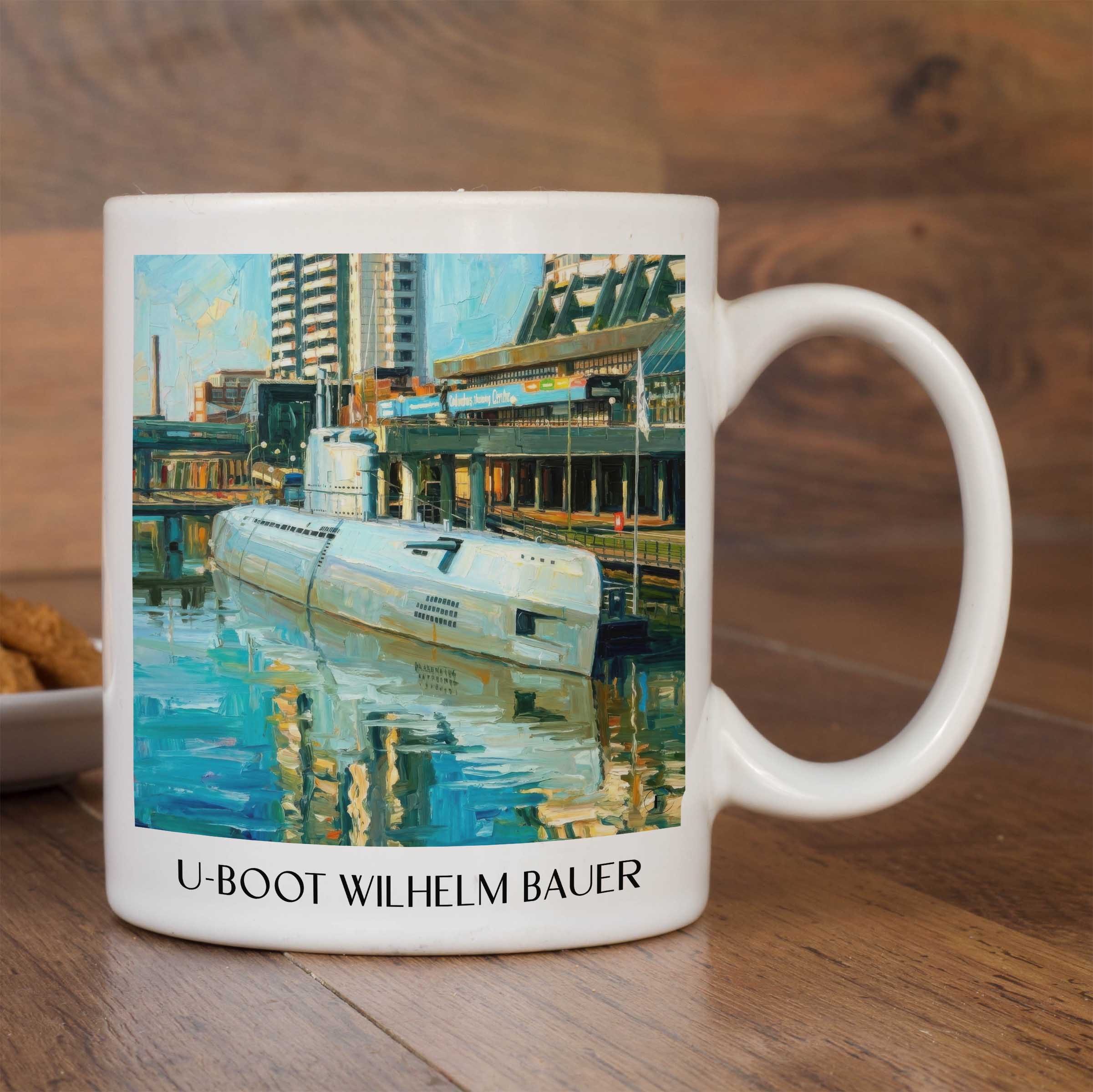 u-boot-wilhelm-bauer-bremerhaven-deutschland-kaffeebecher-oil-painting-oelgemaelde