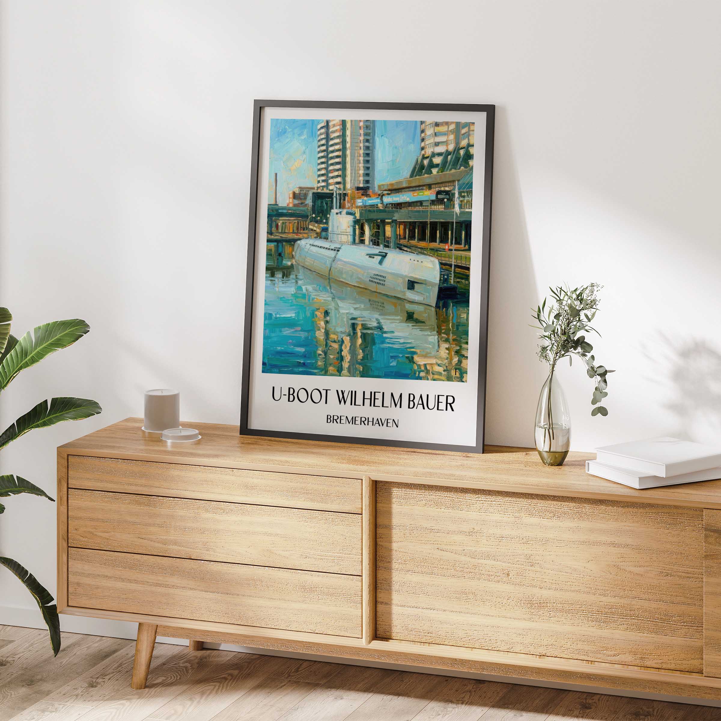 u-boot-wilhelm-bauer-bremerhaven-deutschland-poster-oil-painting-oelgemaelde