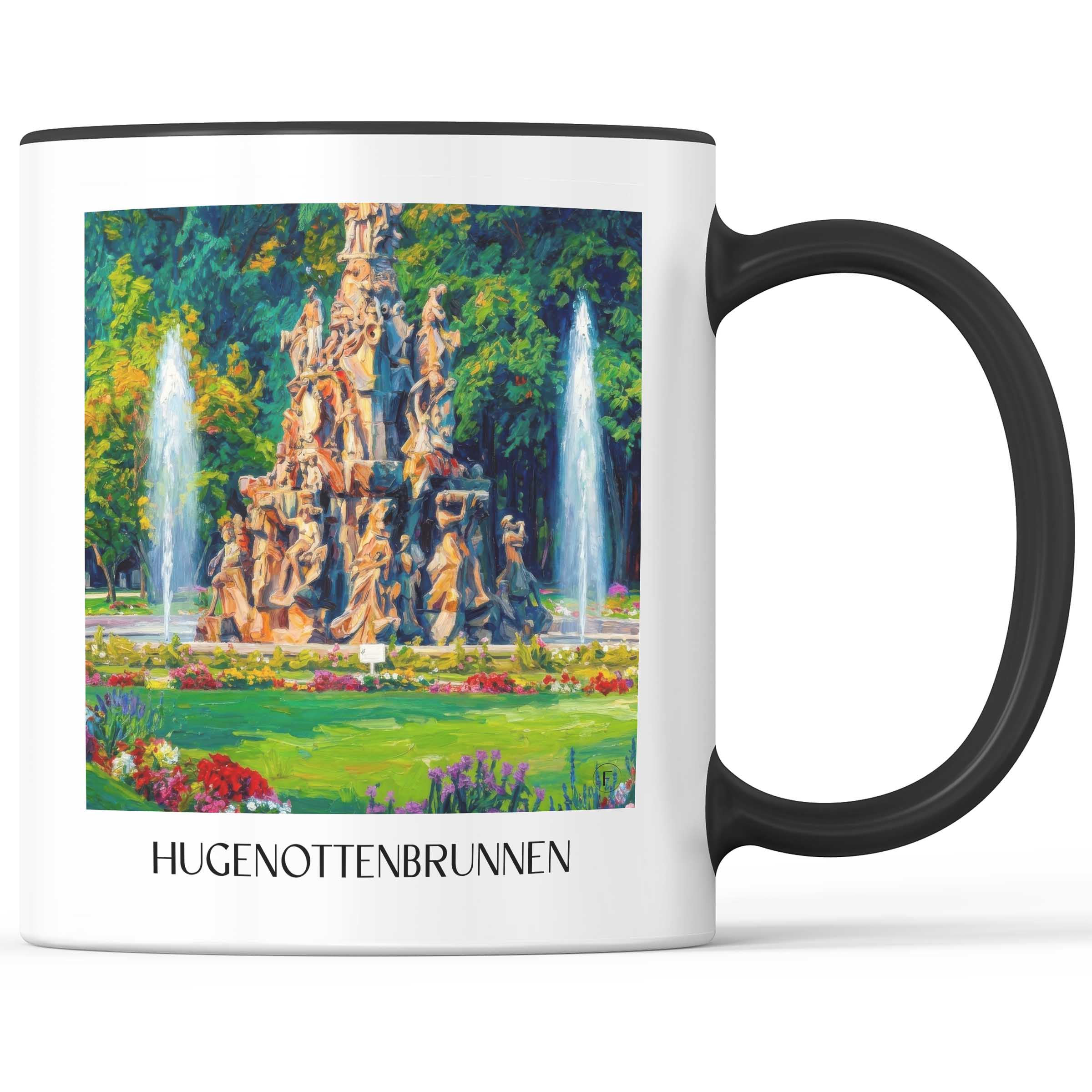 hugenottenbrunnen-erlangen-deutschland-kaffeebecher-oil-painting-oelgemaelde