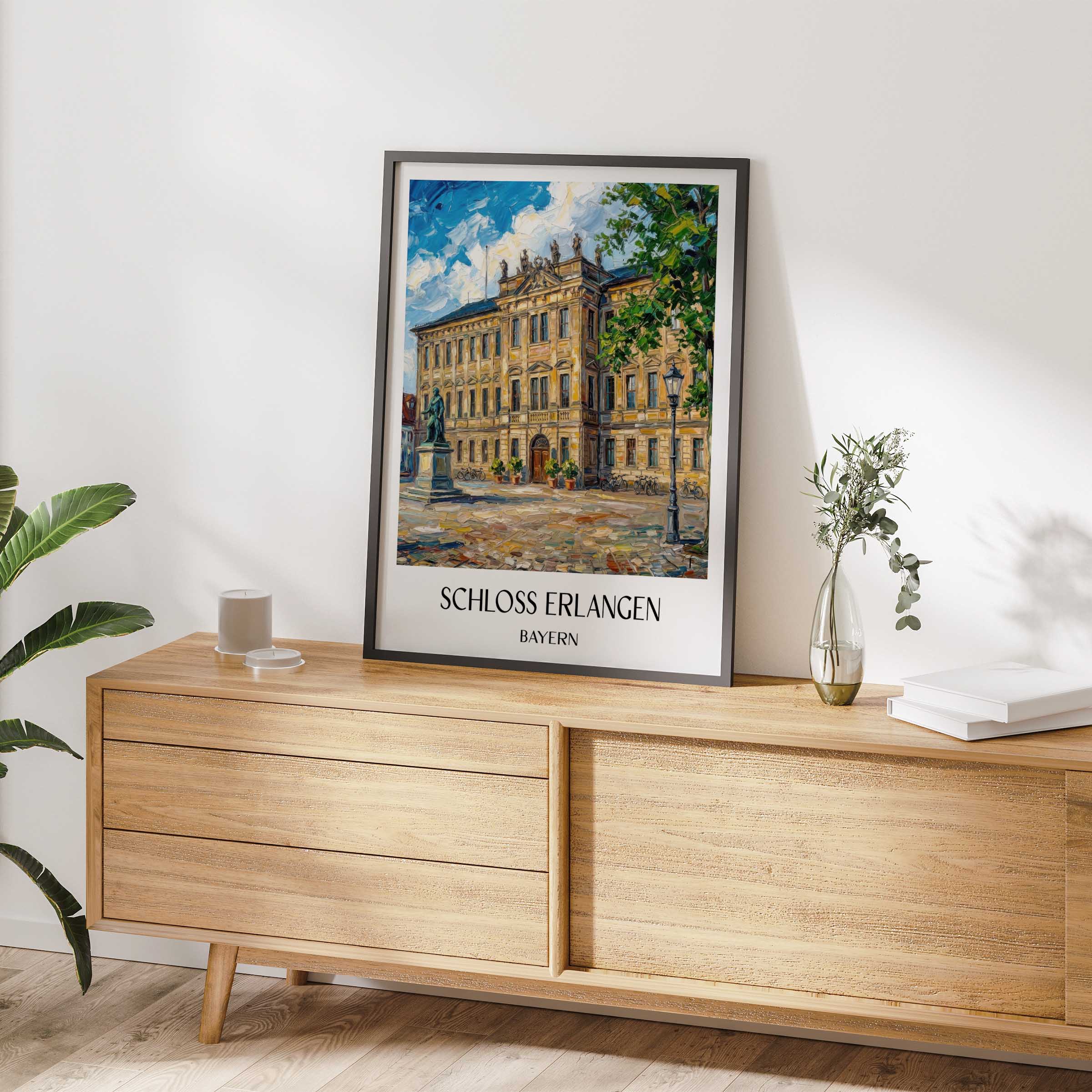 schloss-erlangen-bayern-deutschland-poster-oil-painting-oelgemaelde