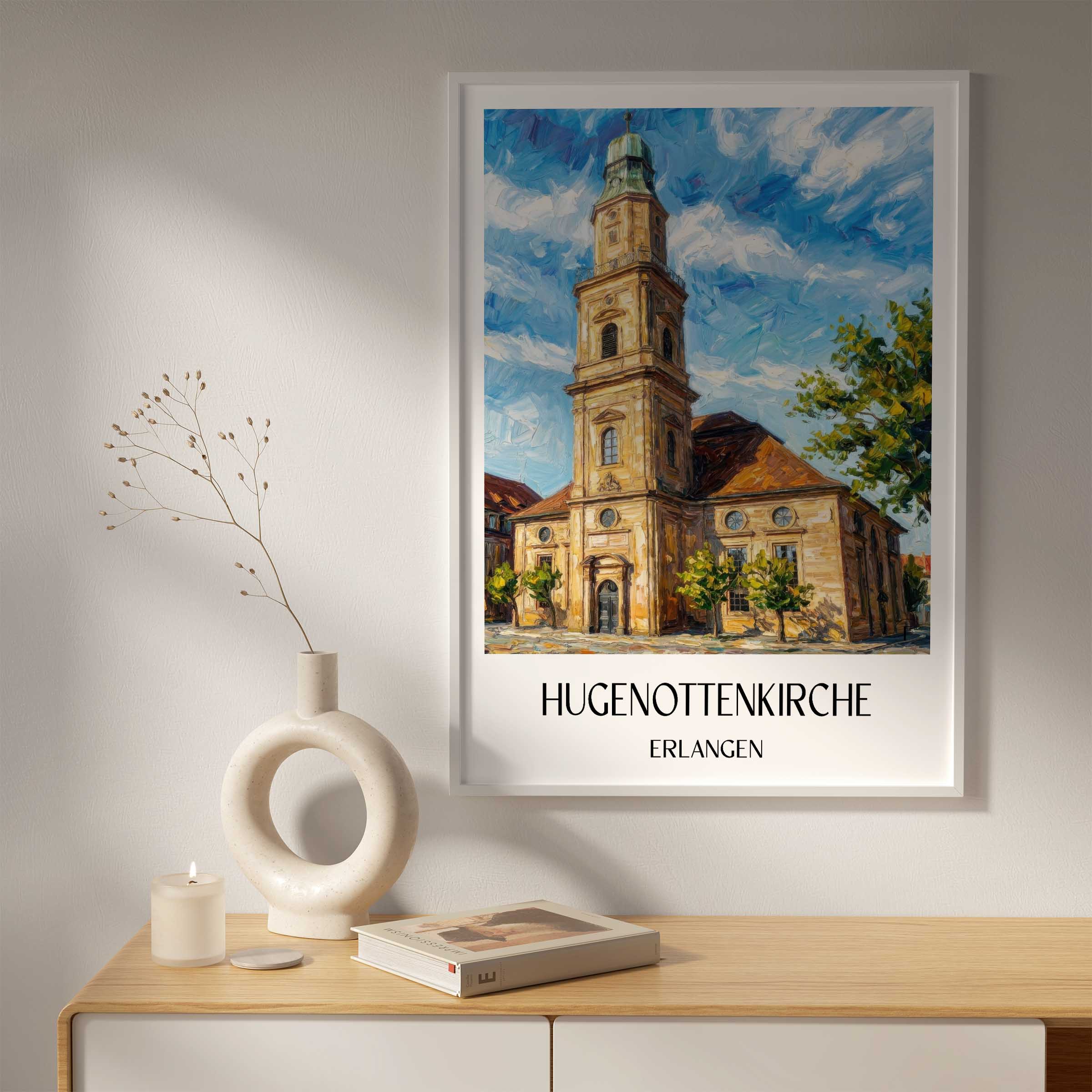 hugenottenkirche-erlangen-deutschland-poster-oil-painting-oelgemaelde