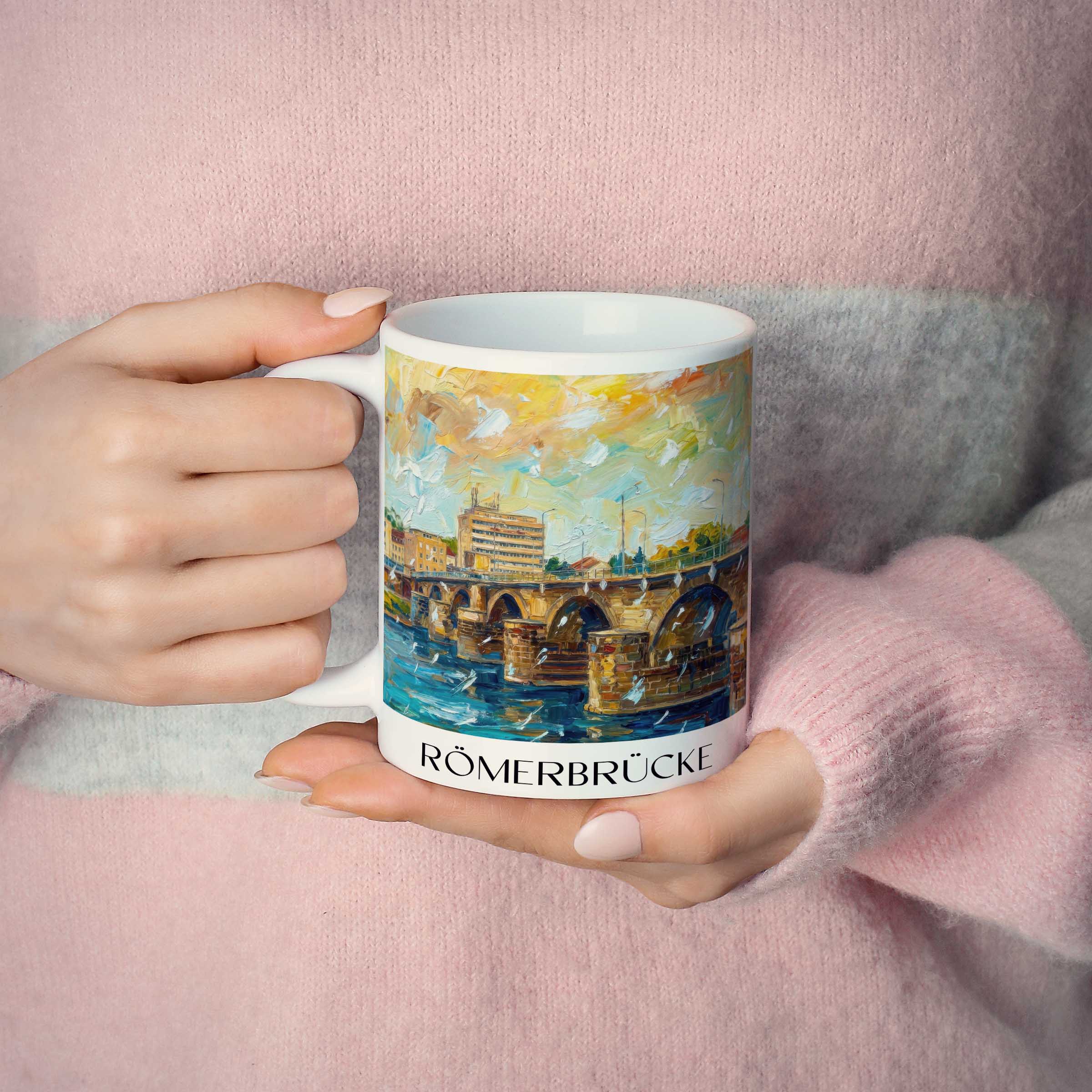 römerbrücke-trier-deutschland-kaffeebecher-oil-painting-oelgemaelde