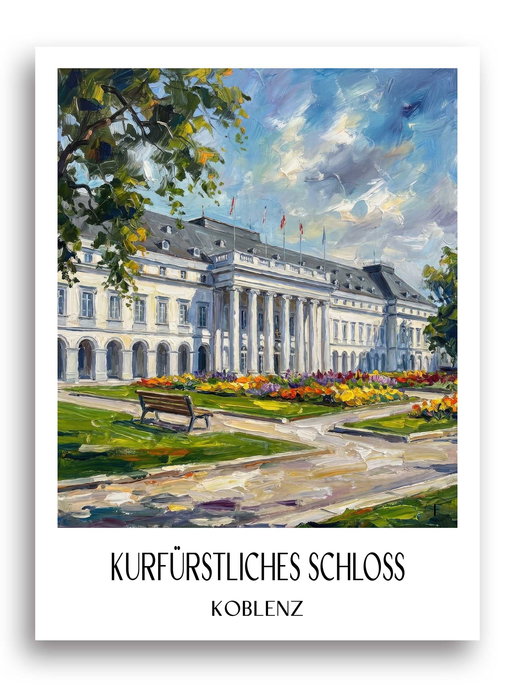 kurfürstliches-schloss-koblenz-deutschland-poster-oil-painting-oelgemaelde