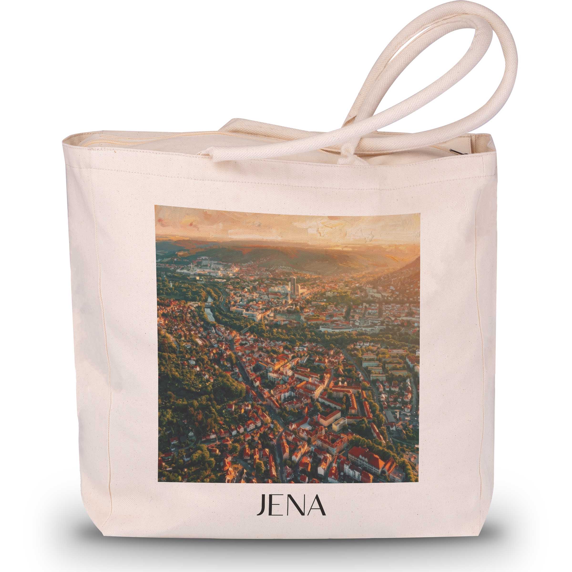 jena-thüringen-deutschland-einkaufstasche-oil-painting-oelgemaelde
