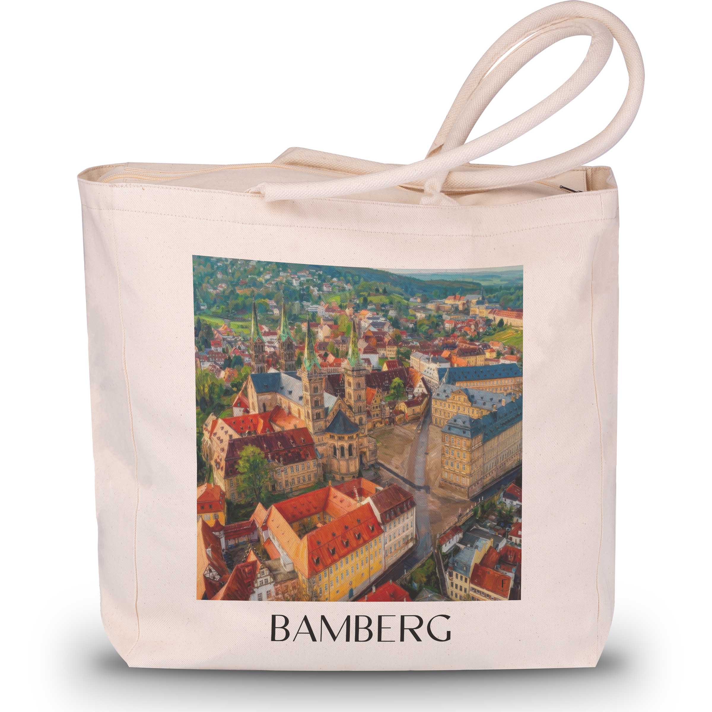 bamberg-oberfranken-deutschland-einkaufstasche-oil-painting-oelgemaelde