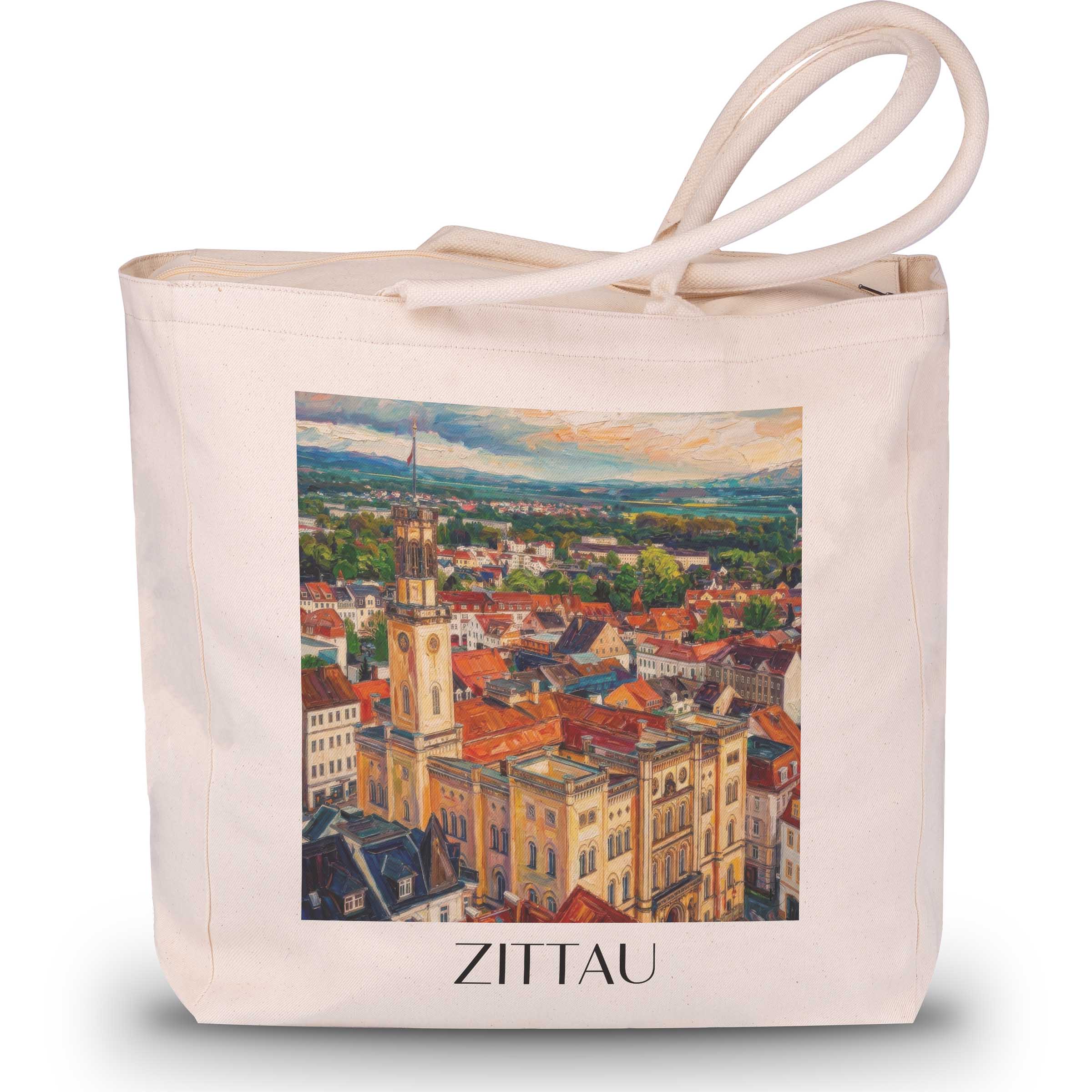 zittau-oberlausitz-deutschland-einkaufstasche-oil-painting-oelgemaelde