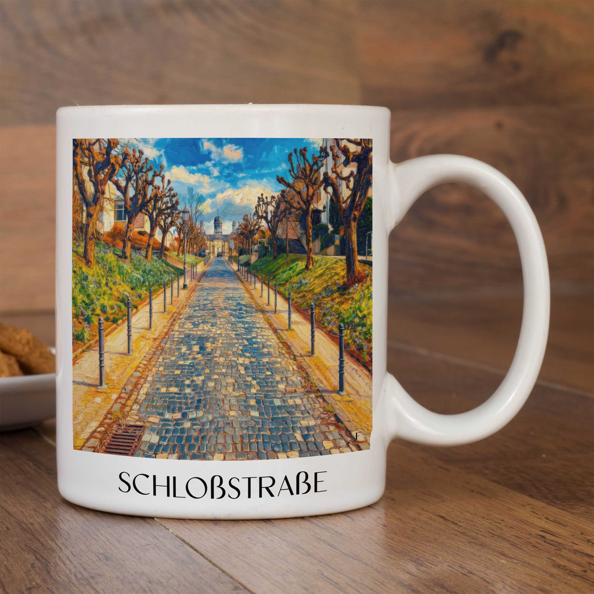 schloßstraße-bergisch-gladbach-deutschland-kaffeebecher-oil-painting-oelgemaelde