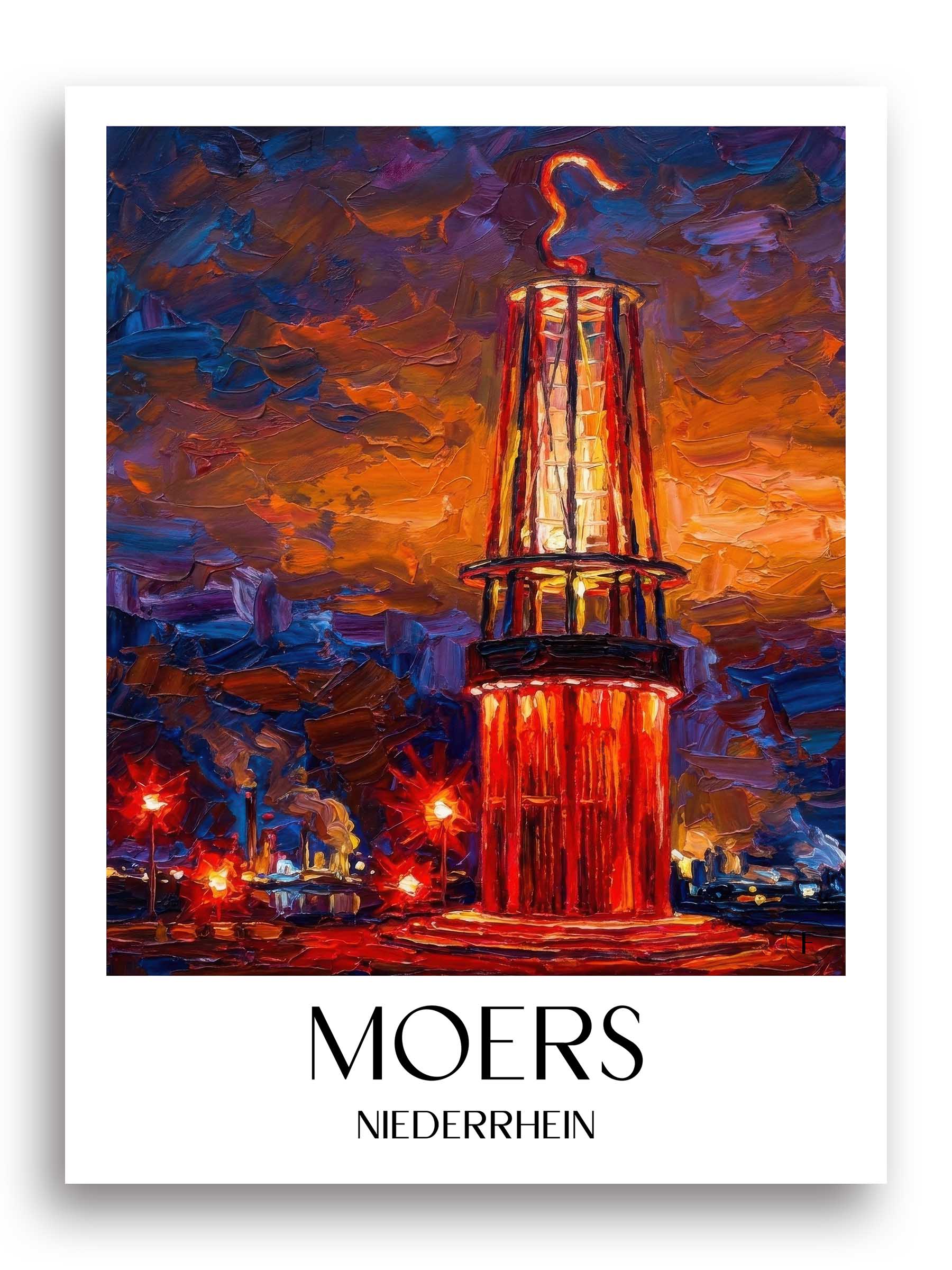 moers-niederrhein-deutschland-poster-oil-painting-oelgemaelde
