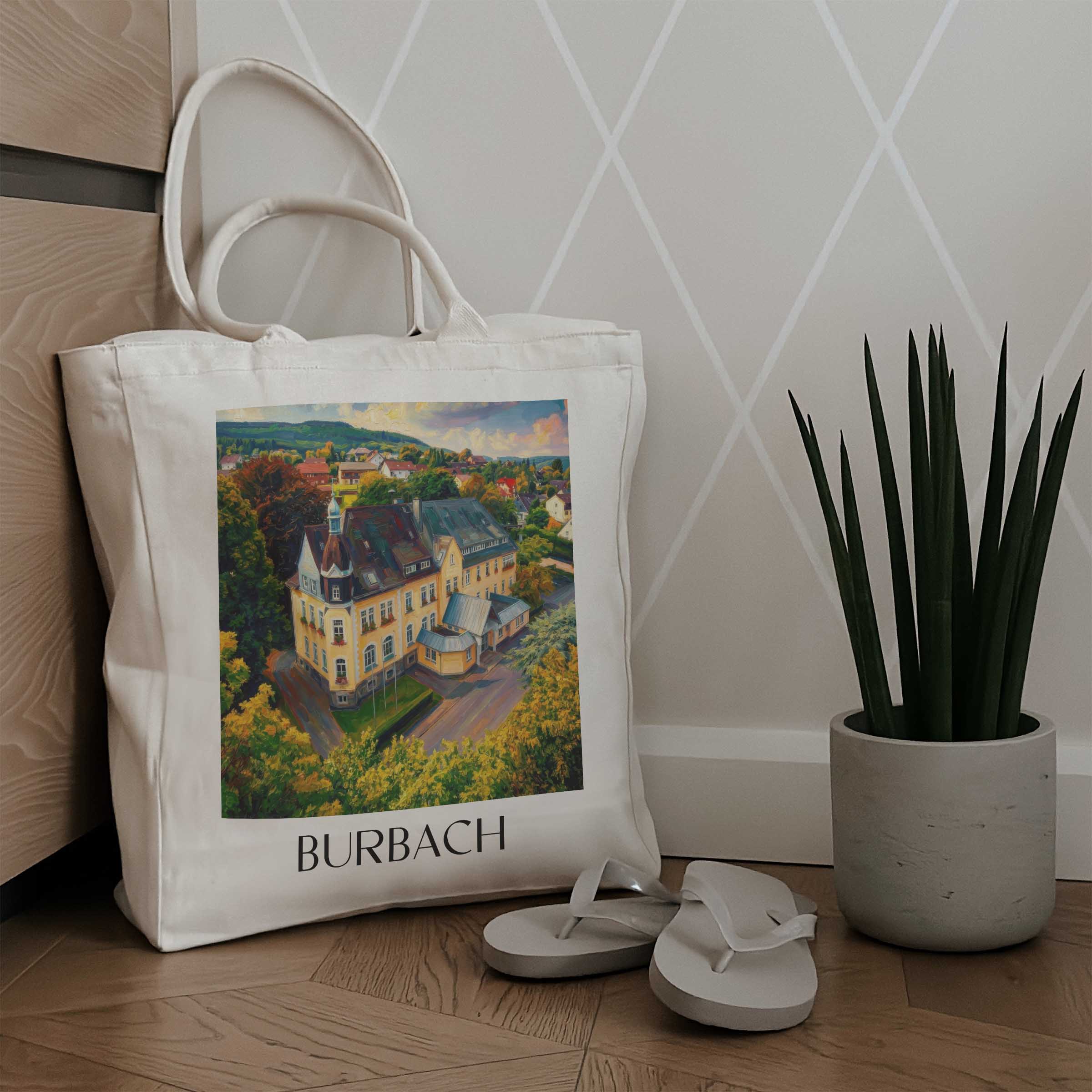 burbach-siegerland-deutschland-einkaufstasche-oil-painting-oelgemaelde