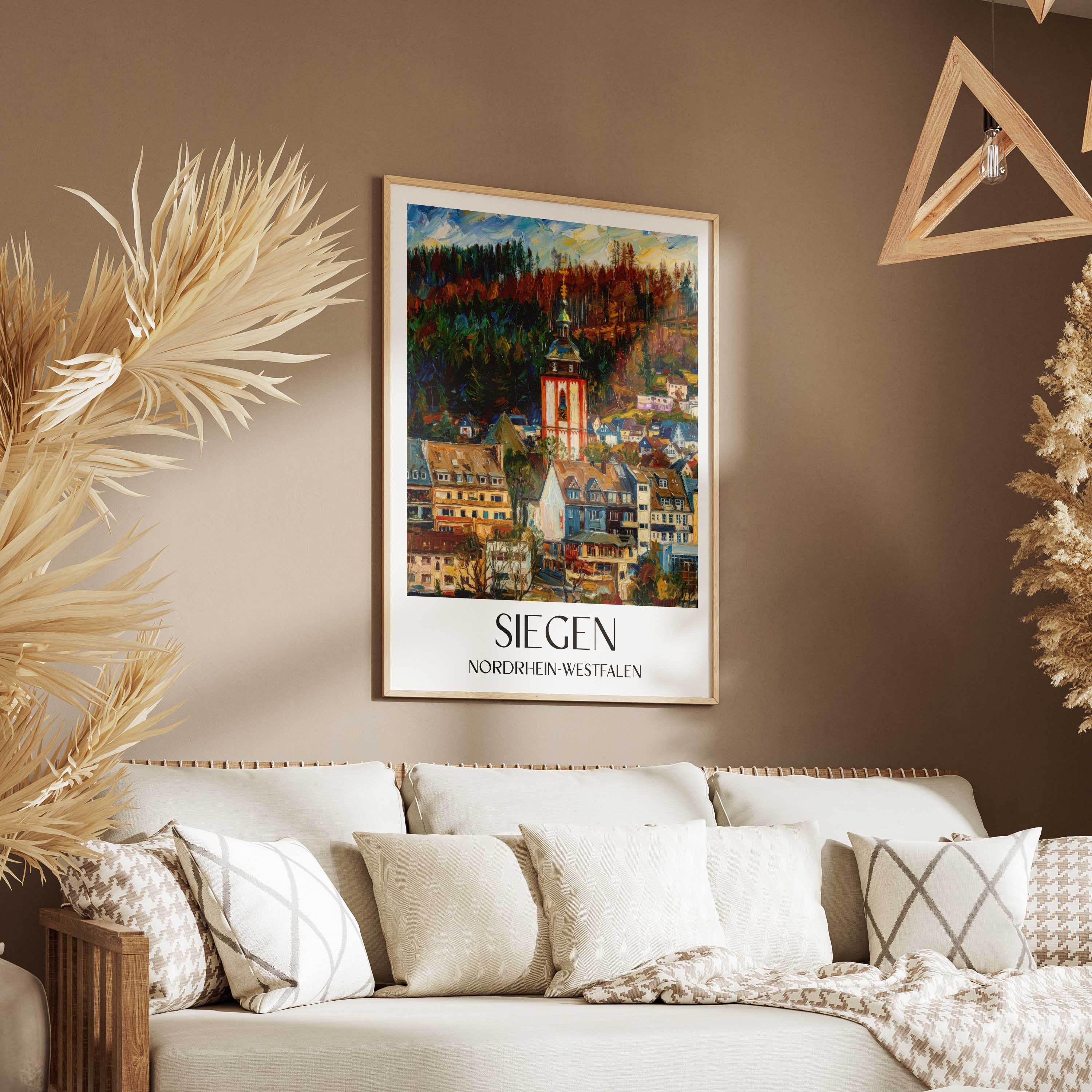 siegen-nordrhein-westfalen-deutschland-poster-oil-painting-oelgemaelde