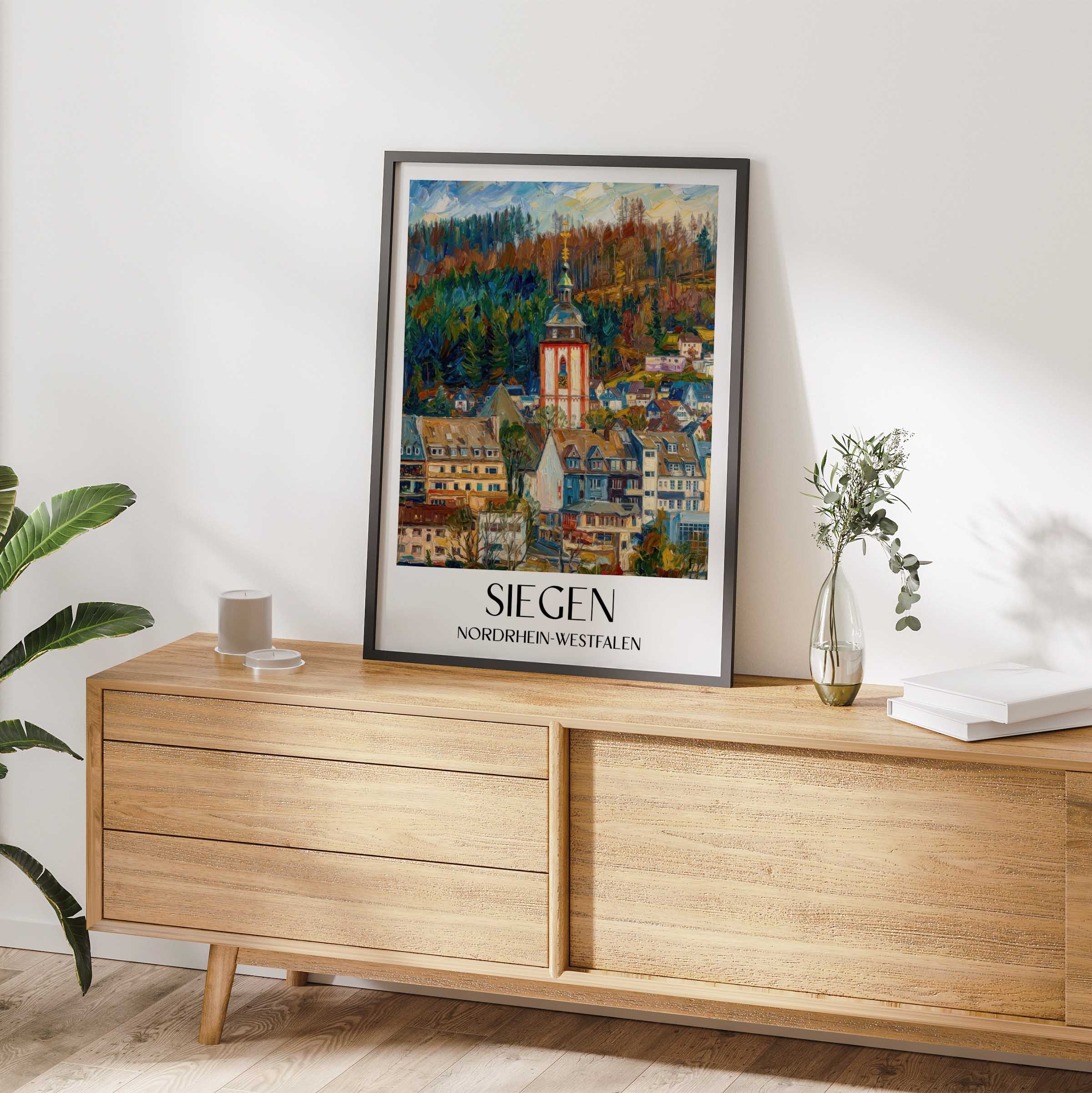 siegen-nordrhein-westfalen-deutschland-poster-oil-painting-oelgemaelde
