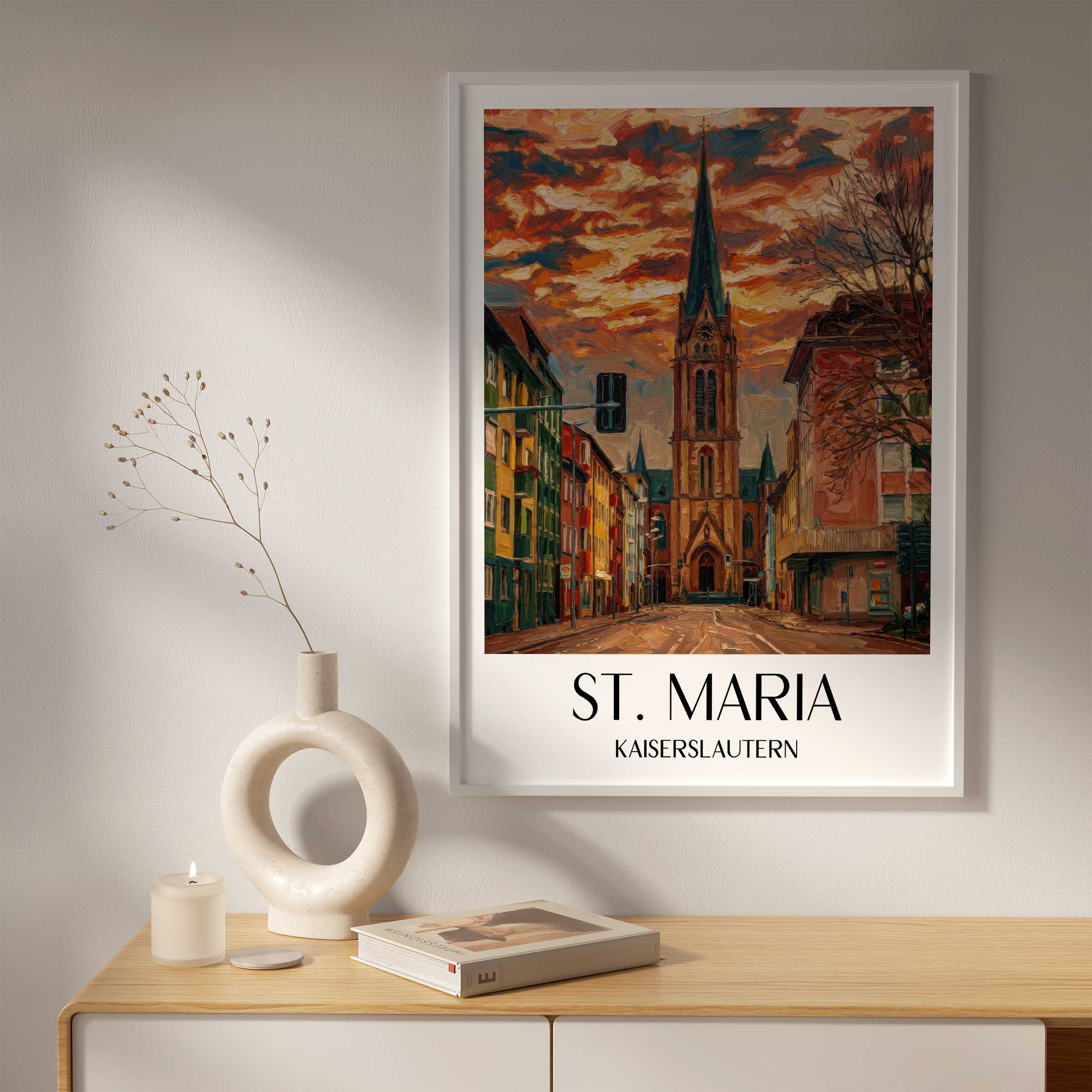 st.-maria-kaiserslautern-deutschland-poster-oil-painting-oelgemaelde