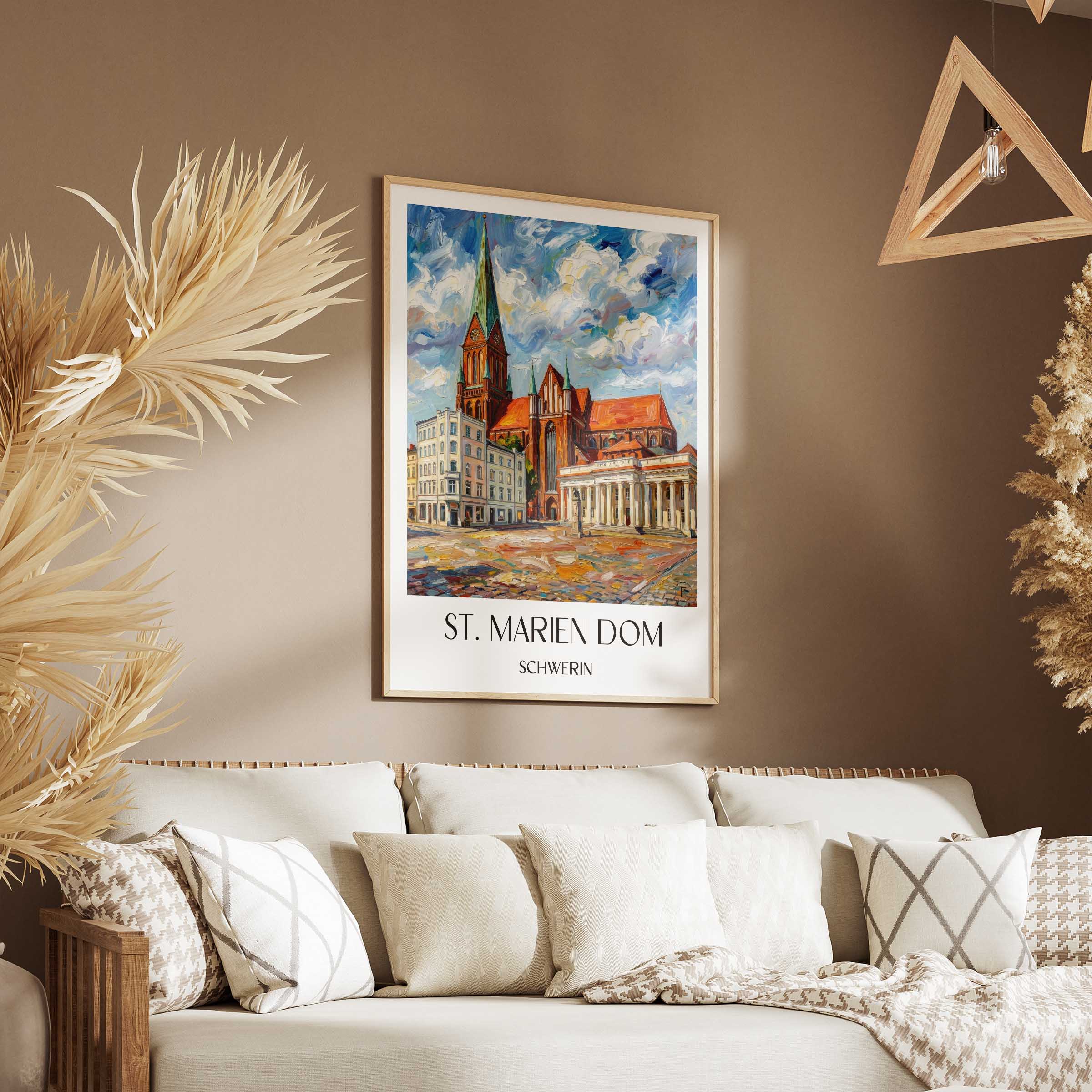 st.-marien-dom-schwerin-deutschland-poster-oil-painting-oelgemaelde
