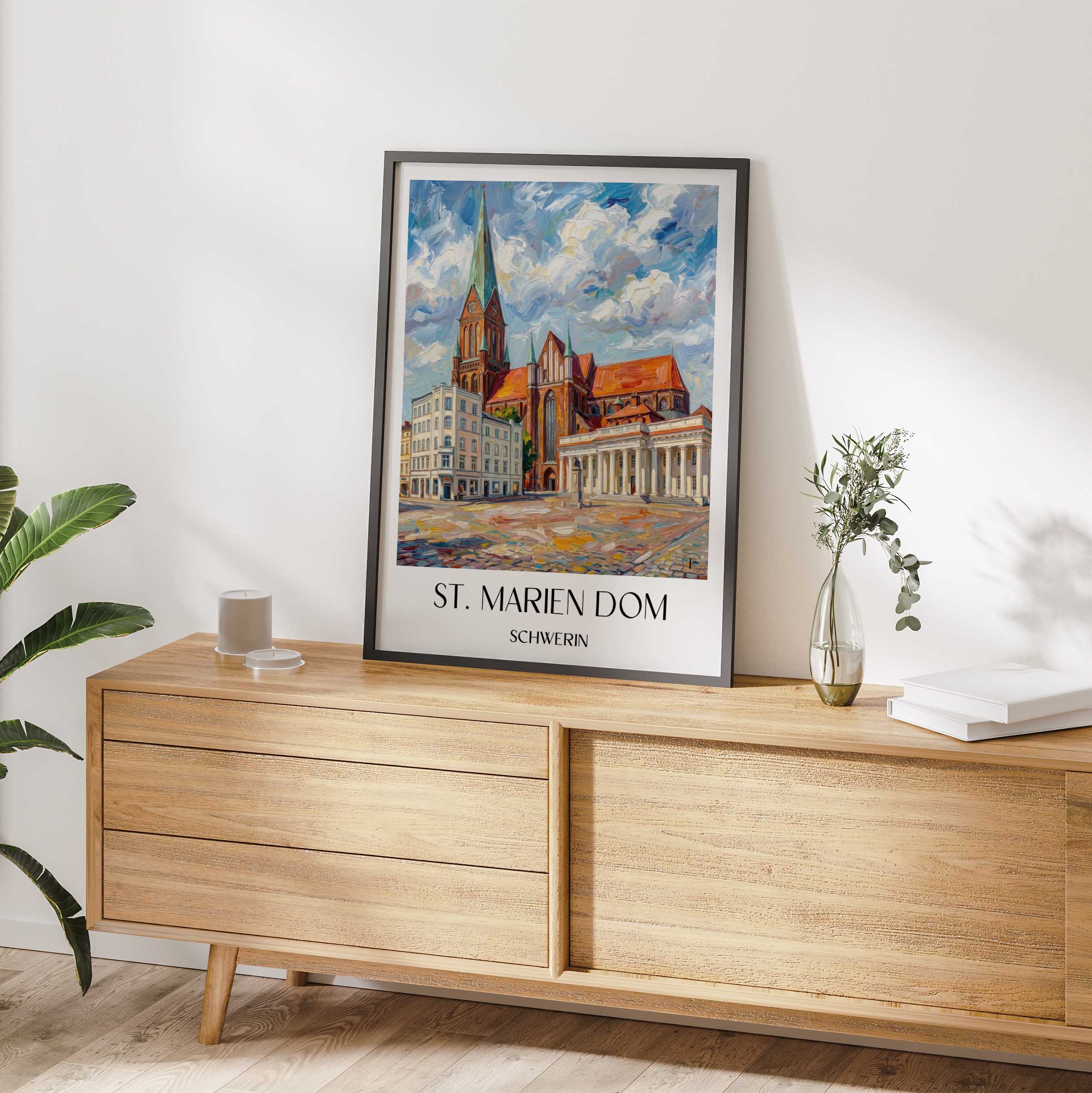 st.-marien-dom-schwerin-deutschland-poster-oil-painting-oelgemaelde