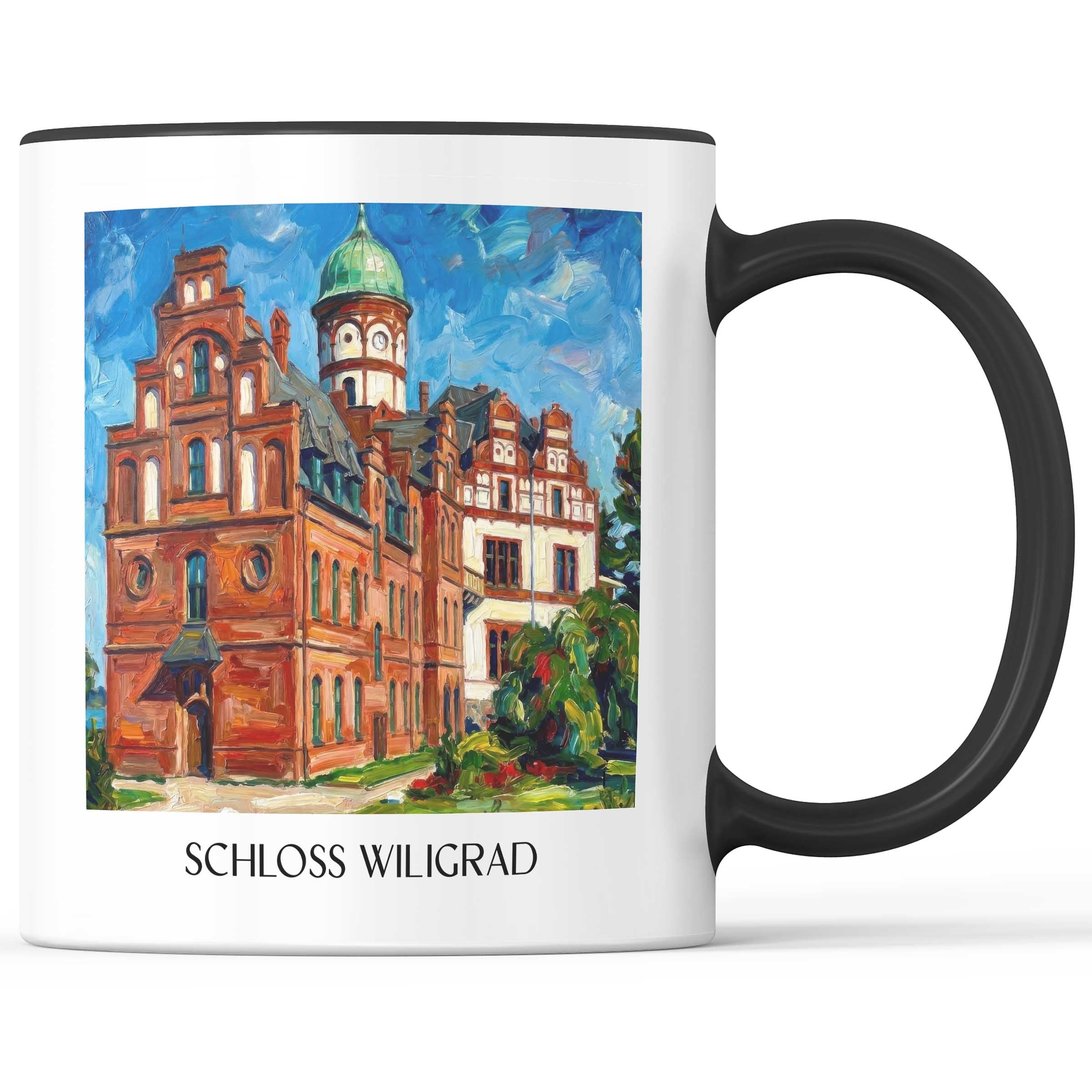 schloss-wiligrad-schwerin-deutschland-kaffeebecher-oil-painting-oelgemaelde