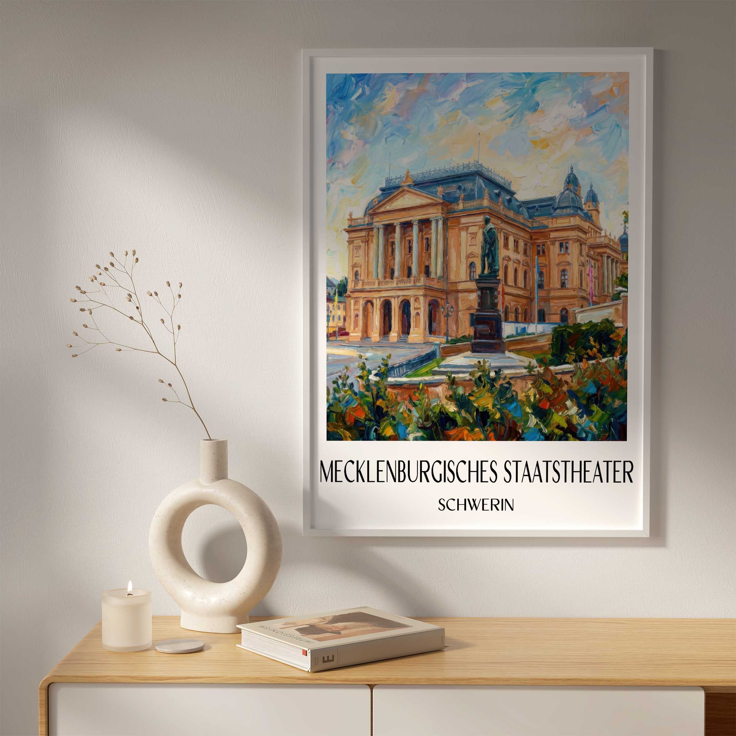 mecklenburgisches-staatstheater-schwerin-deutschland-poster-oil-painting-oelgemaelde
