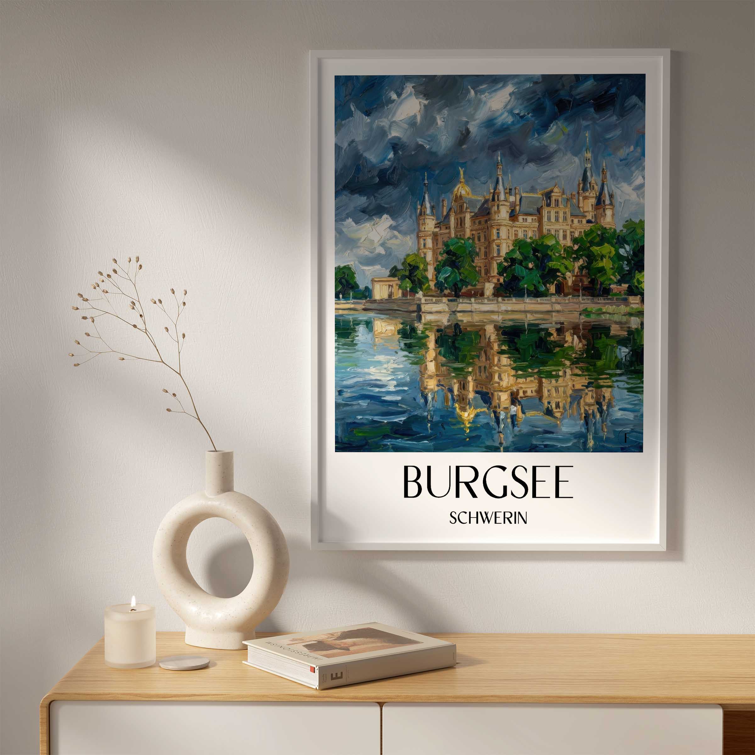 burgsee-schwerin-deutschland-poster-oil-painting-oelgemaelde