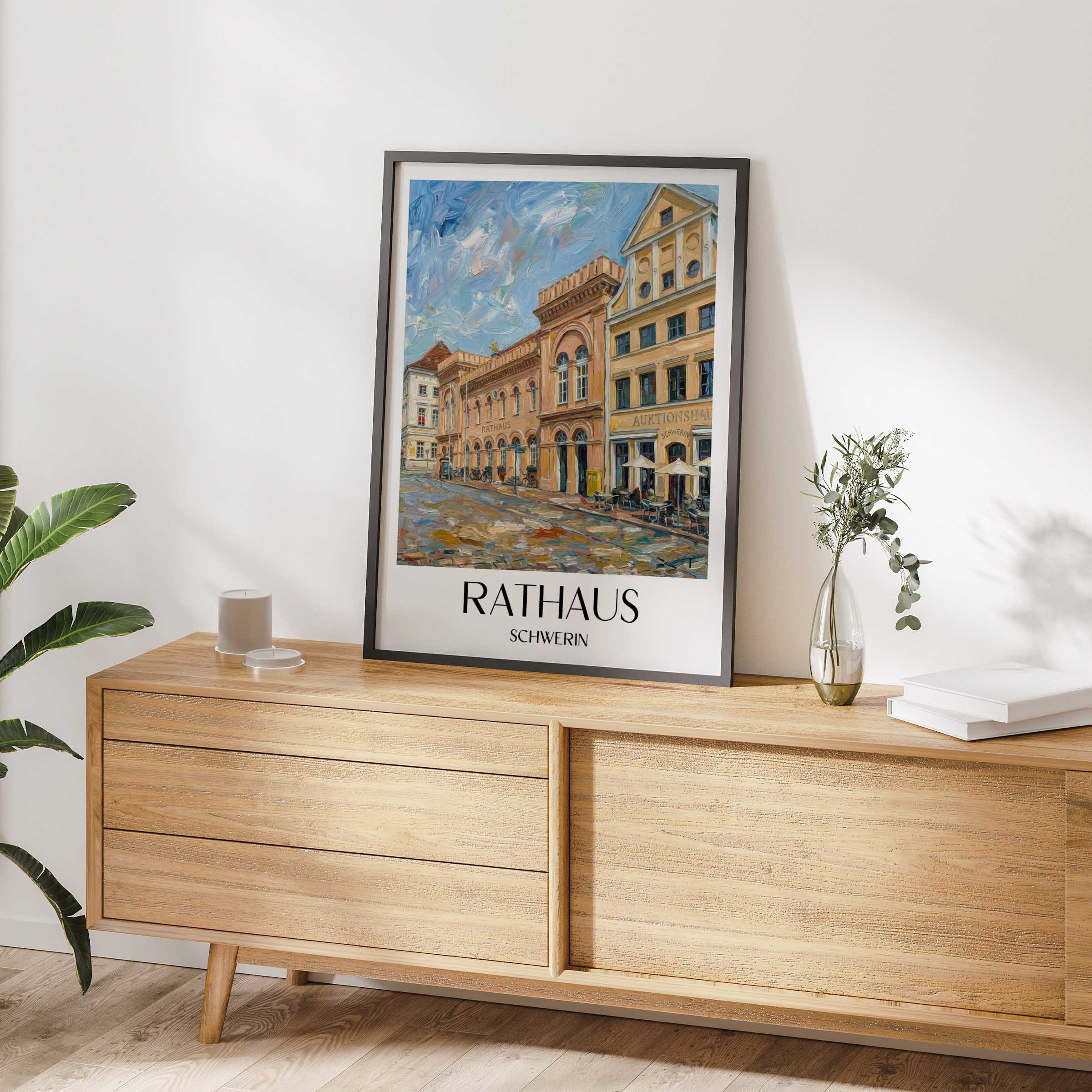 rathaus-schwerin-deutschland-poster-oil-painting-oelgemaelde