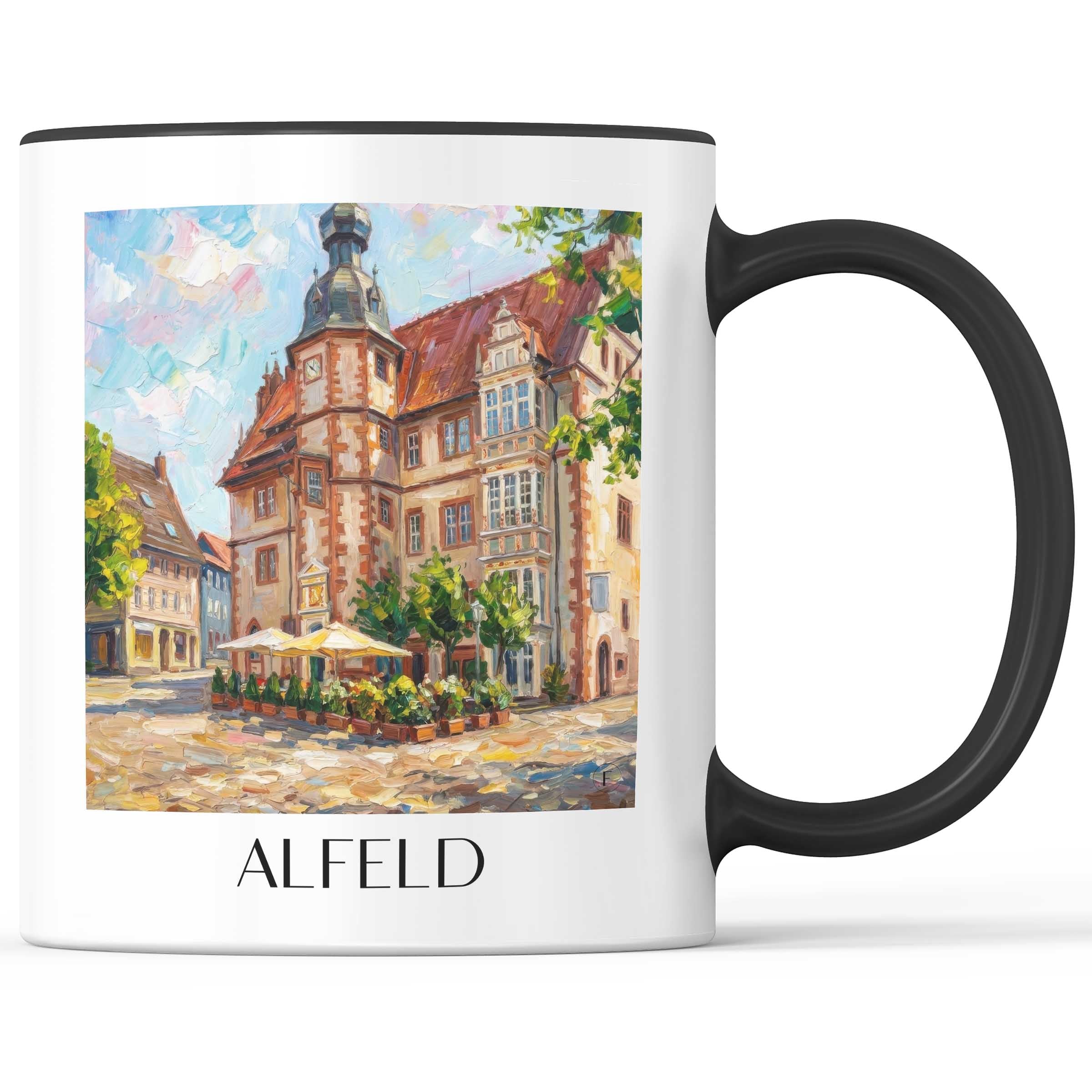 alfeld-niedersachsen-deutschland-kaffeebecher-oil-painting-oelgemaelde