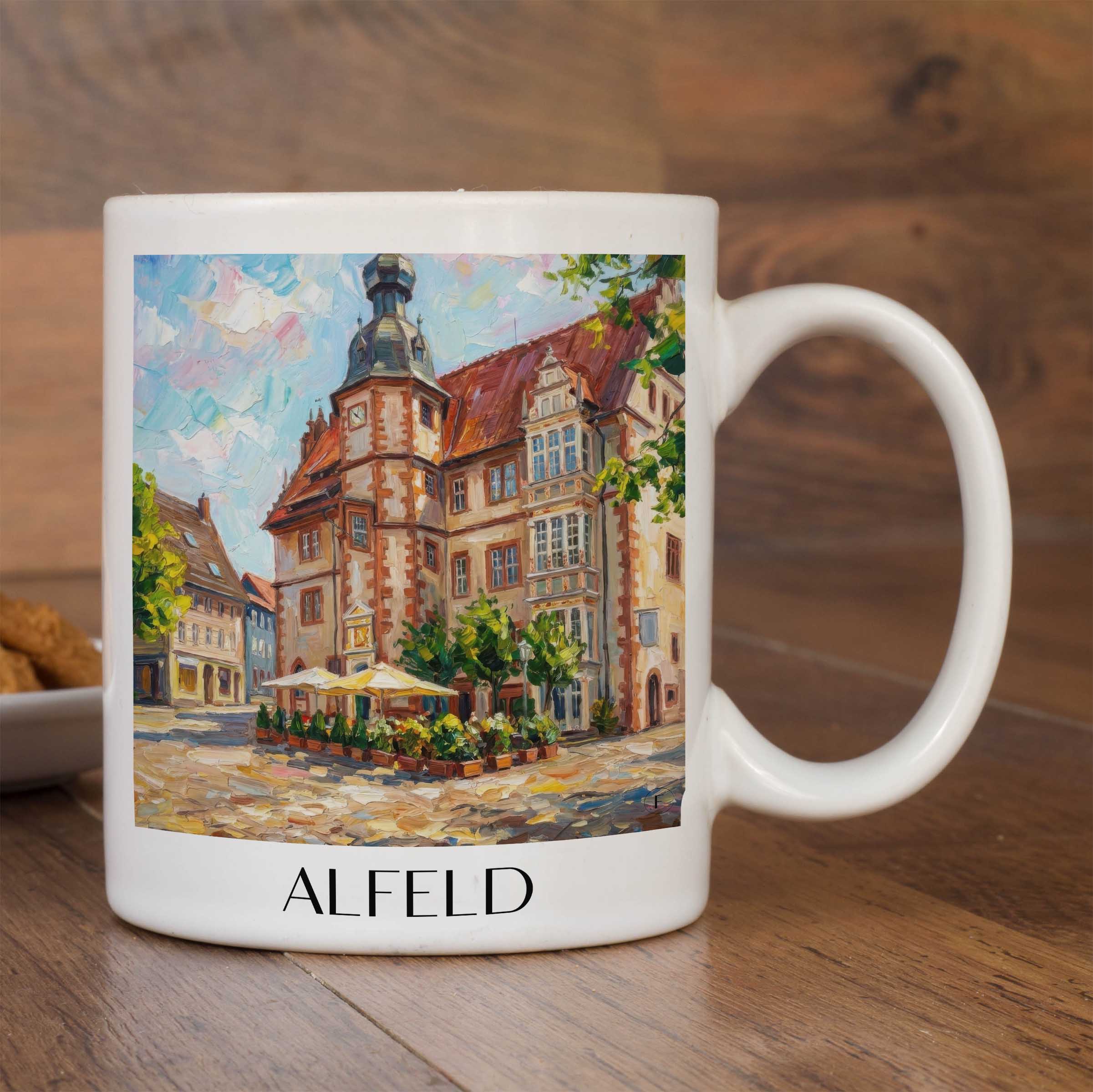 alfeld-niedersachsen-deutschland-kaffeebecher-oil-painting-oelgemaelde