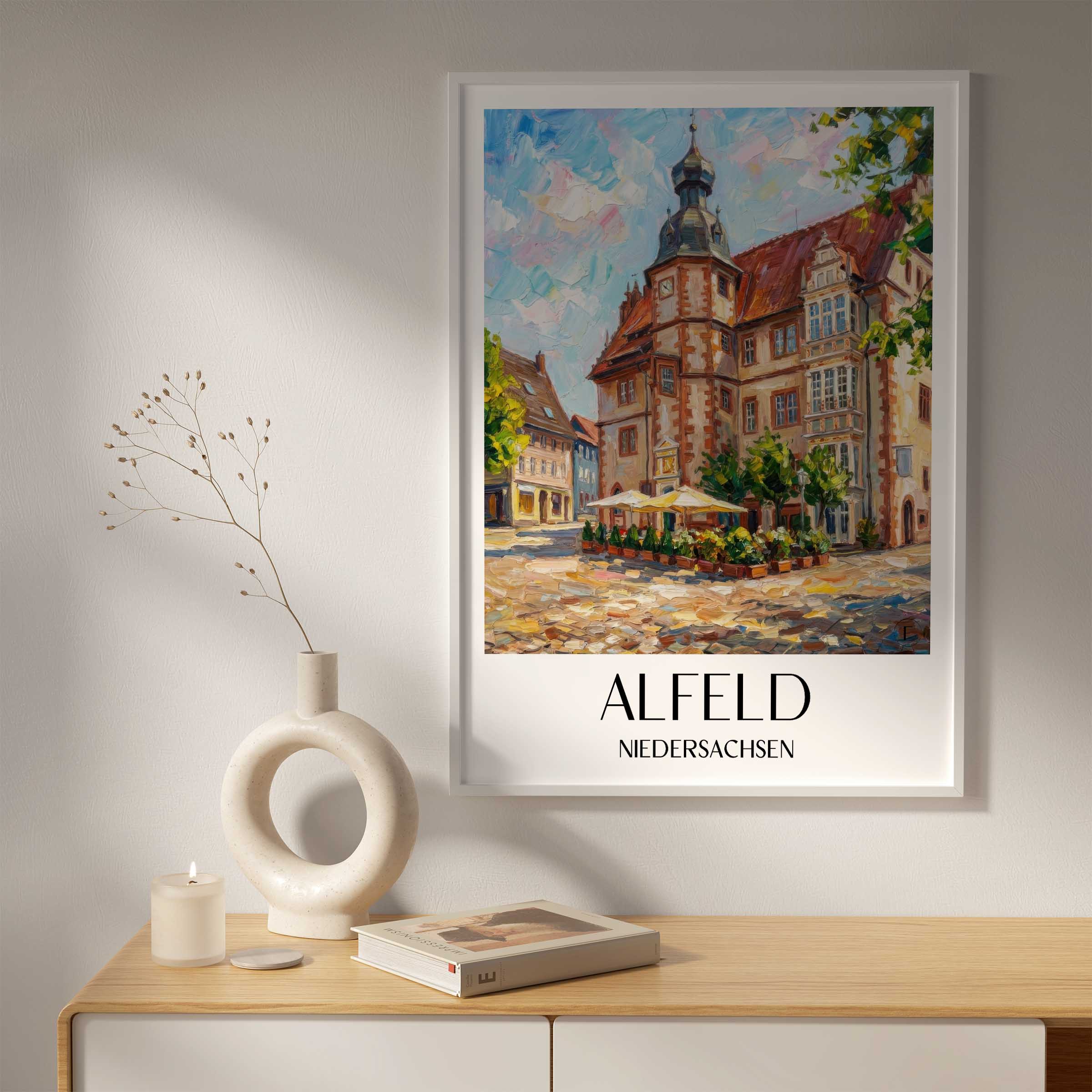 alfeld-niedersachsen-deutschland-poster-oil-painting-oelgemaelde