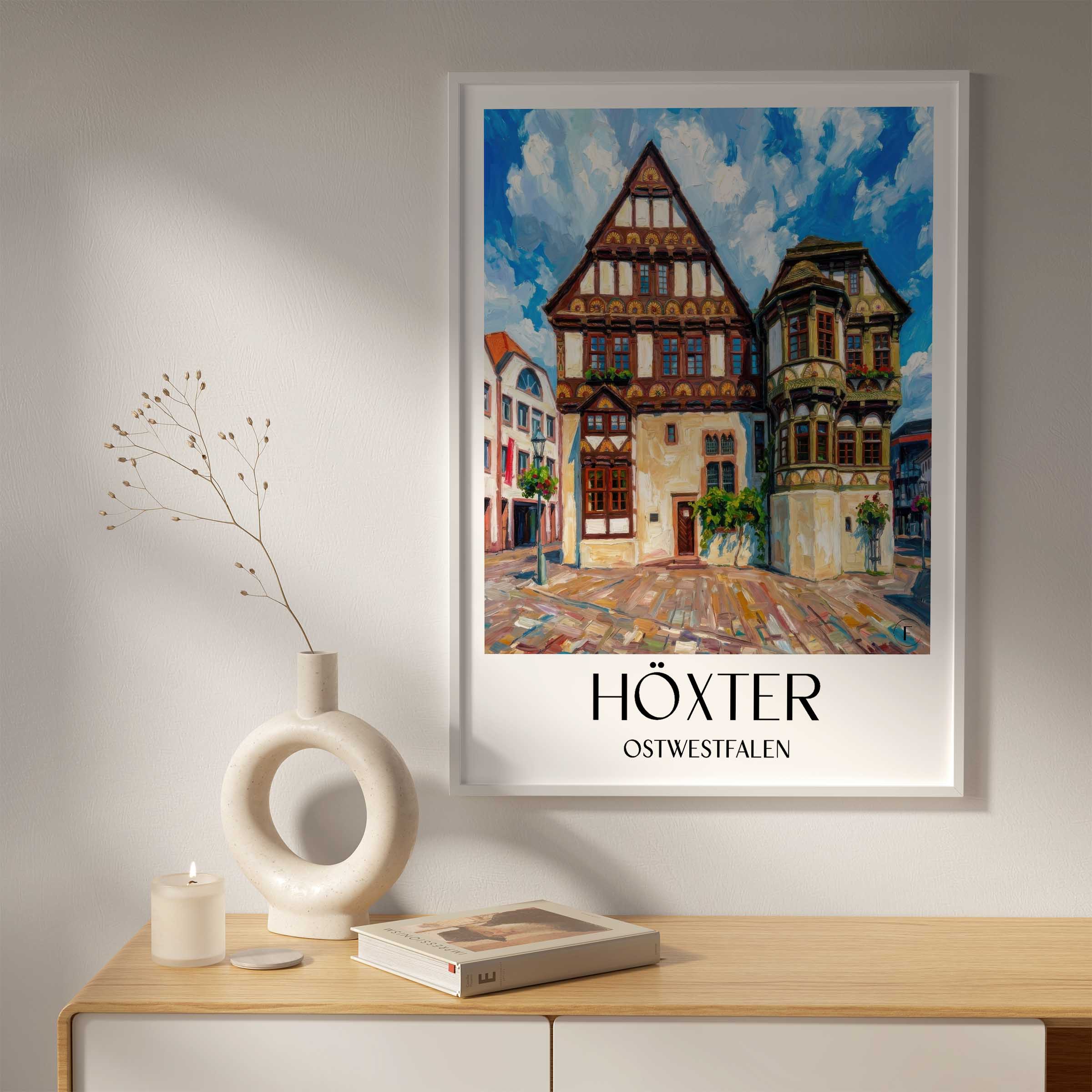 höxter-ostwestfalen-deutschland-poster-oil-painting-oelgemaelde