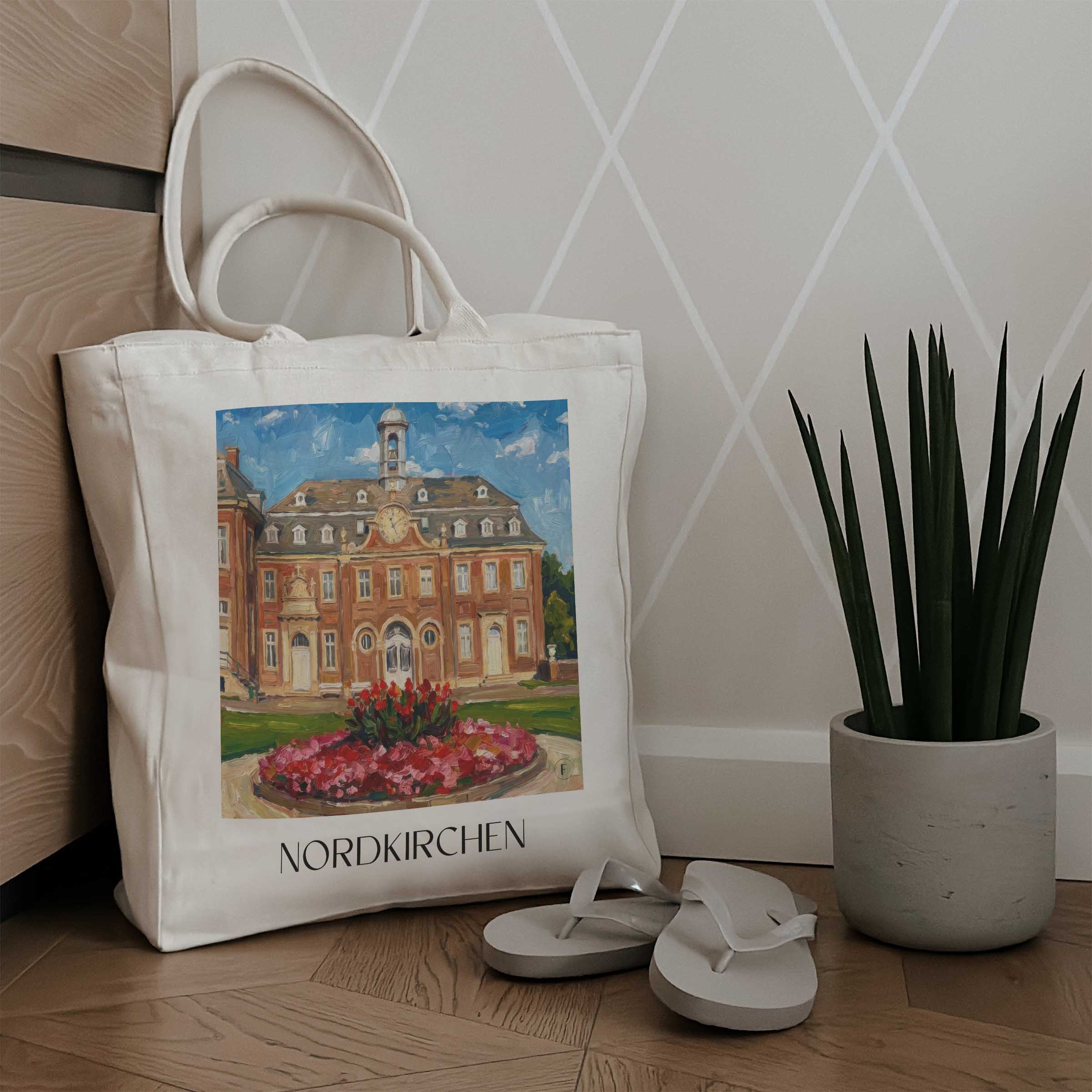 nordkirchen-münsterland-deutschland-einkaufstasche-oil-painting-oelgemaelde