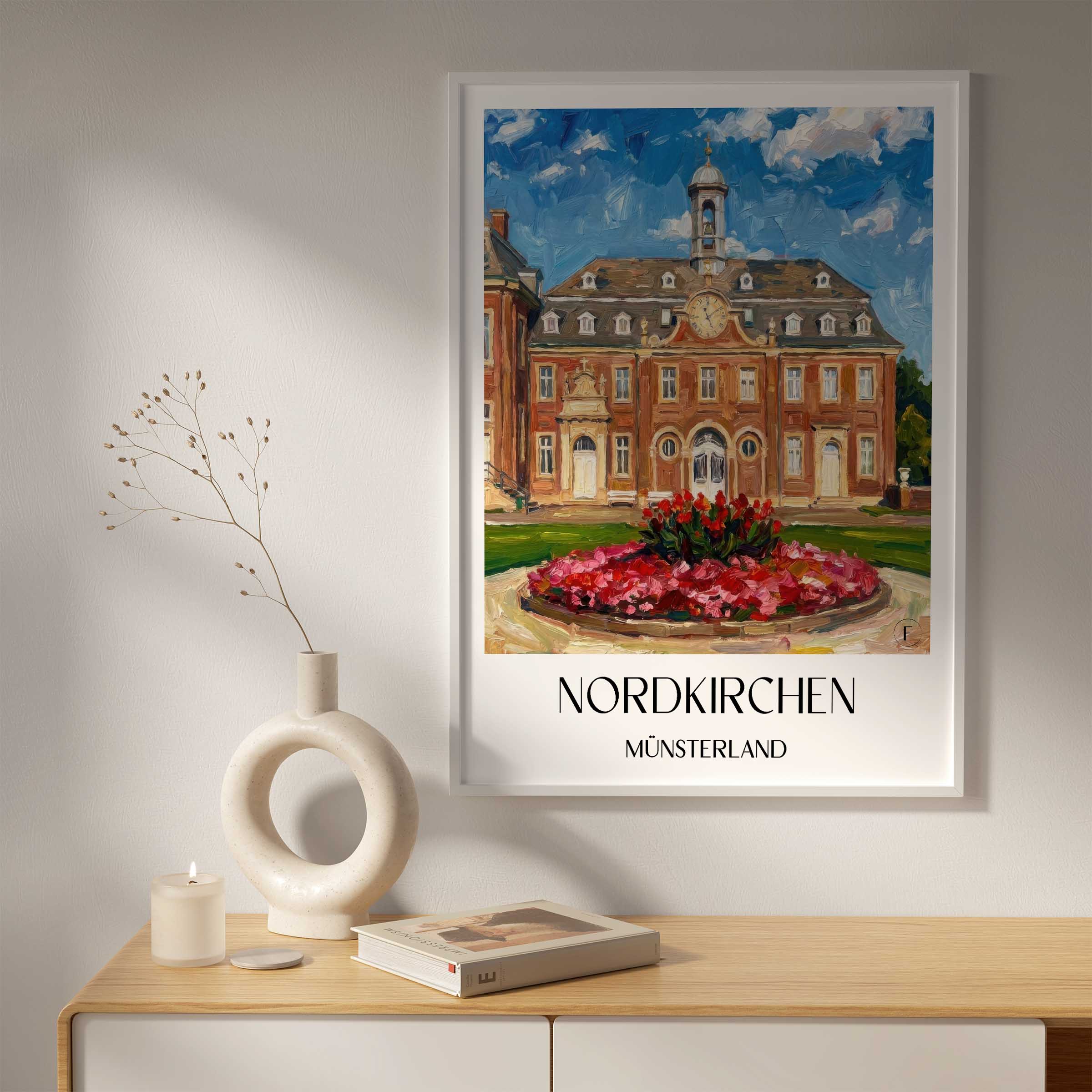 nordkirchen-münsterland-deutschland-poster-oil-painting-oelgemaelde