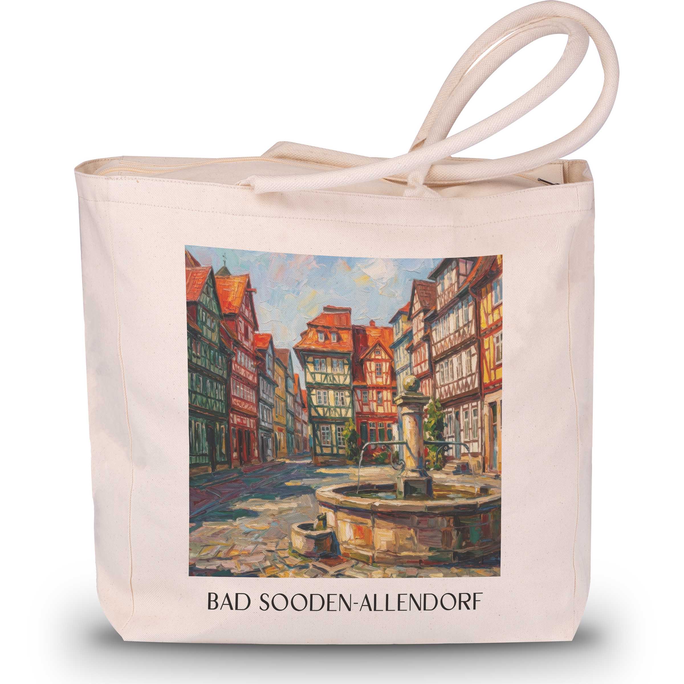 bad-sooden-allendorf-hessen-deutschland-einkaufstasche-oil-painting-oelgemaelde