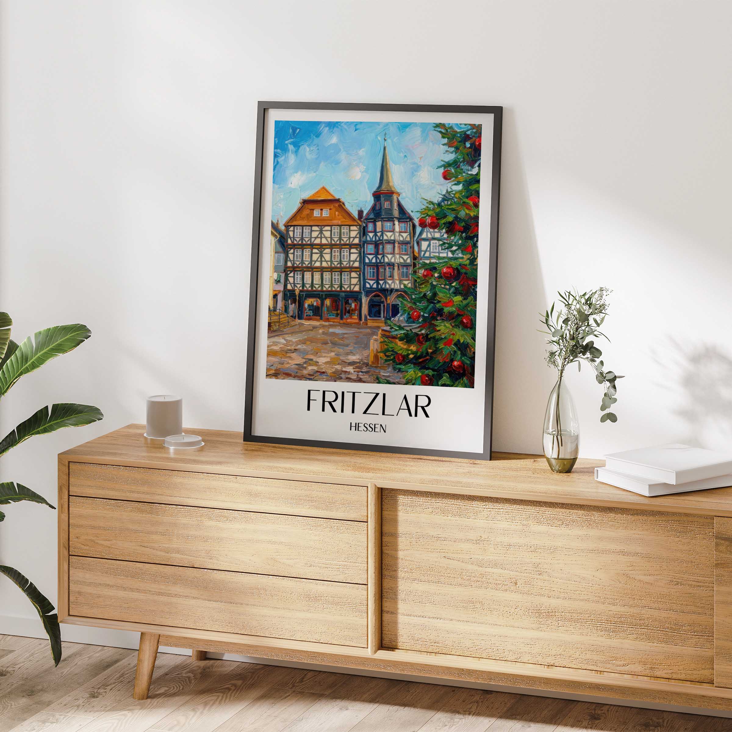 fritzlar-hessen-deutschland-poster-oil-painting-oelgemaelde