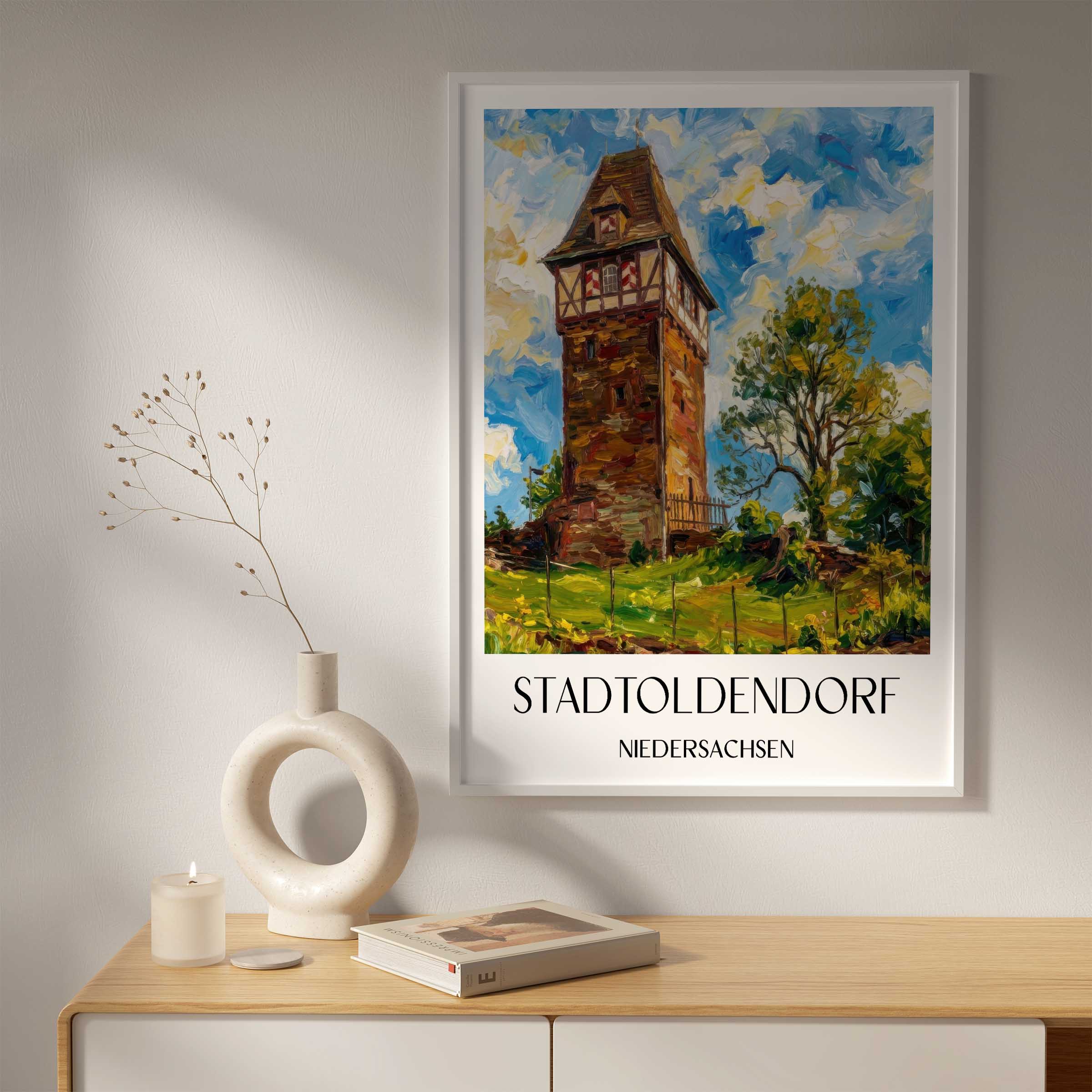 stadtoldendorf-niedersachsen-deutschland-poster-oil-painting-oelgemaelde
