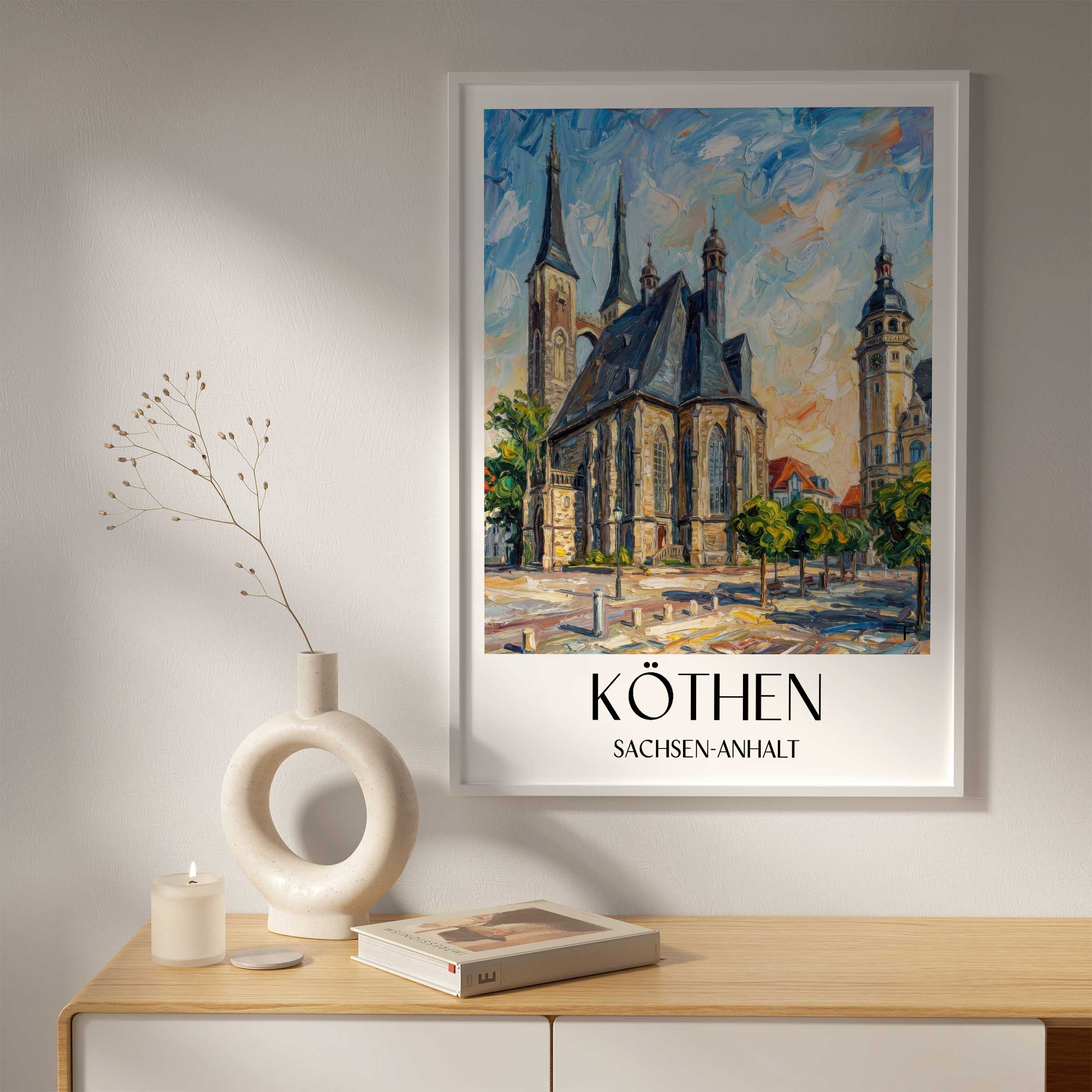 köthen-sachsen-anhalt-deutschland-poster-oil-painting-oelgemaelde