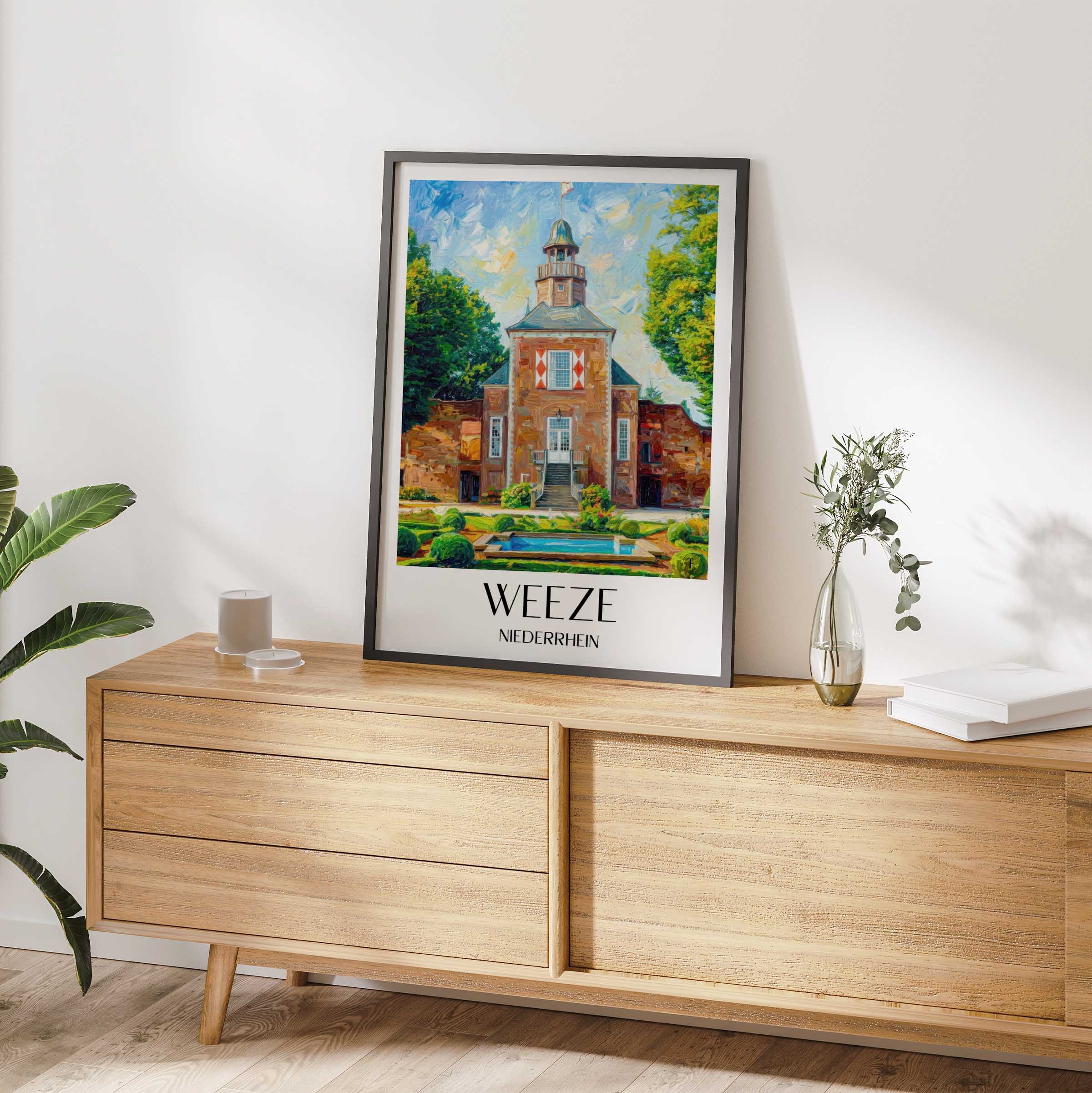 weeze-niederrhein-deutschland-poster-oil-painting-oelgemaelde