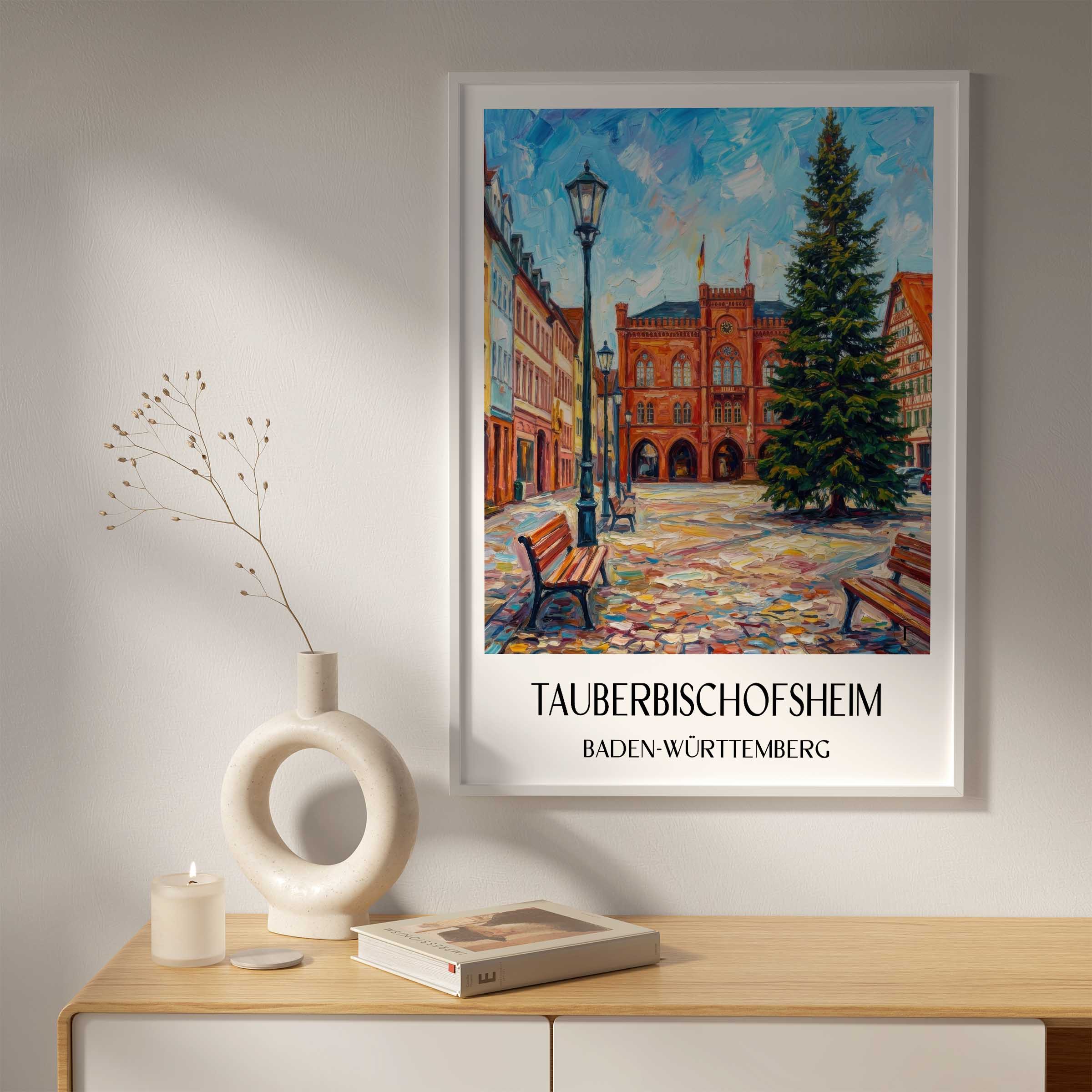 tauberbischofsheim-baden-württemberg-deutschland-poster-oil-painting-oelgemaelde