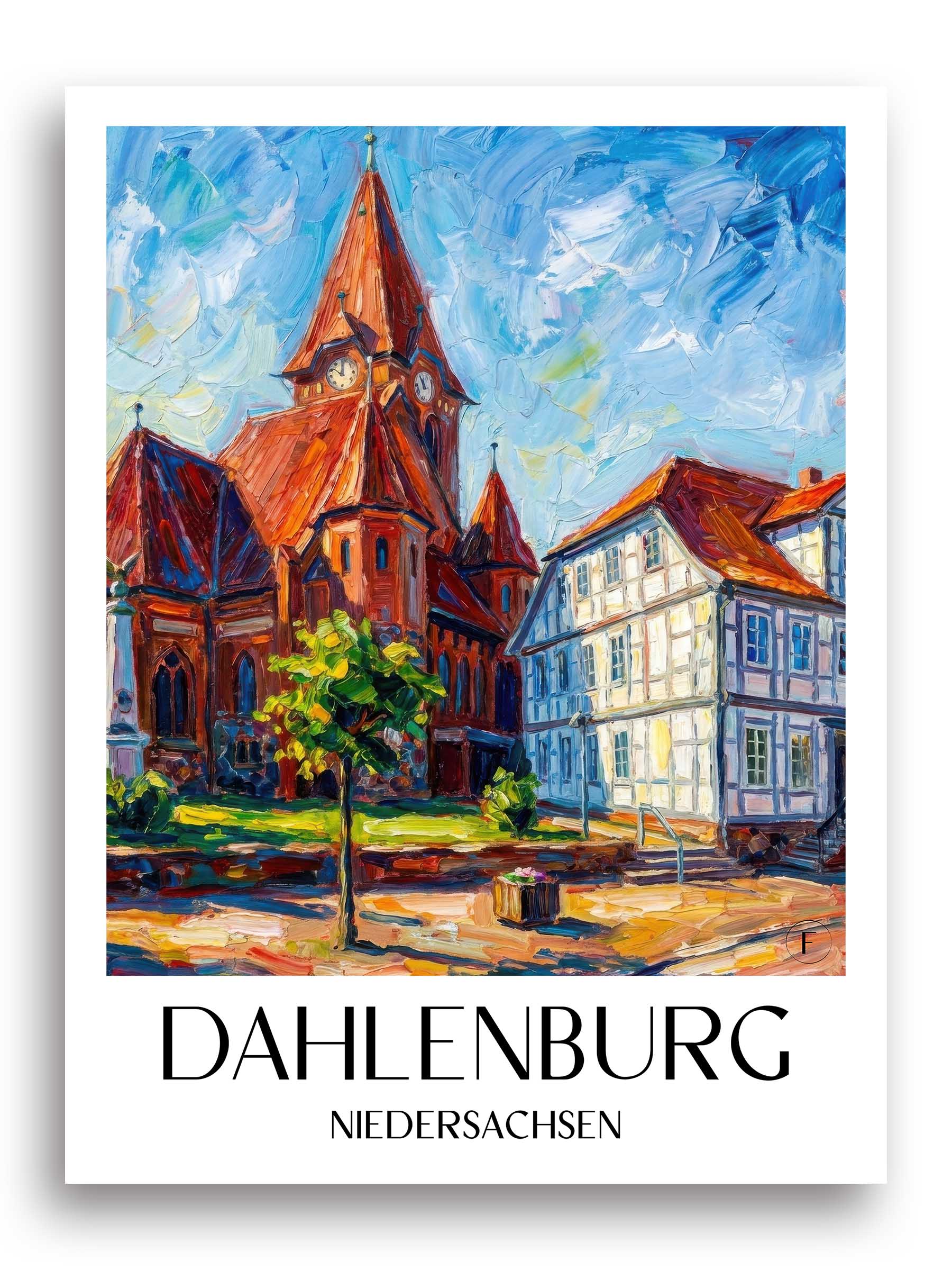 dahlenburg-niedersachsen-deutschland-poster-oil-painting-oelgemaelde