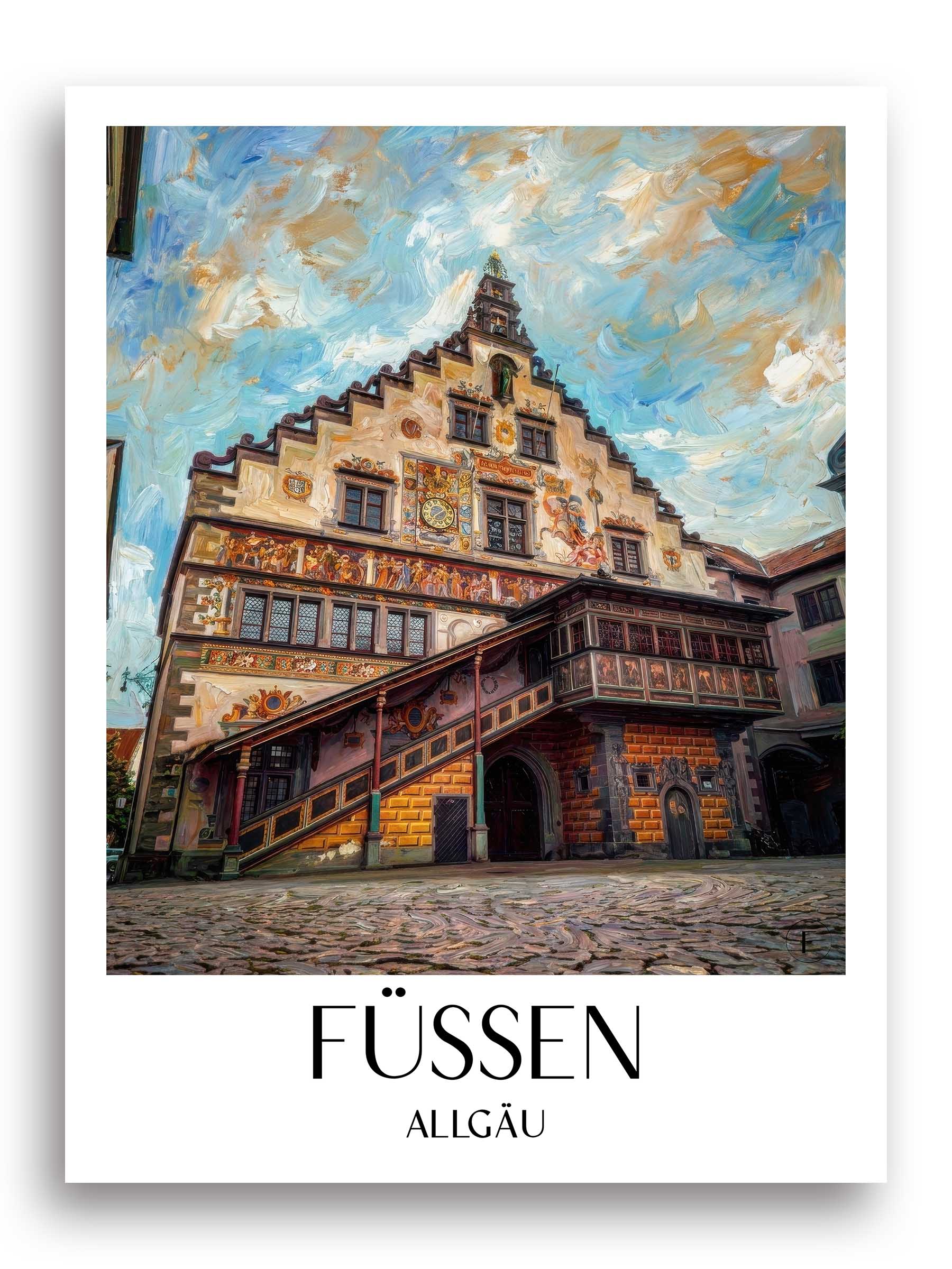 füssen-allgäu-deutschland-poster-oil-painting-oelgemaelde