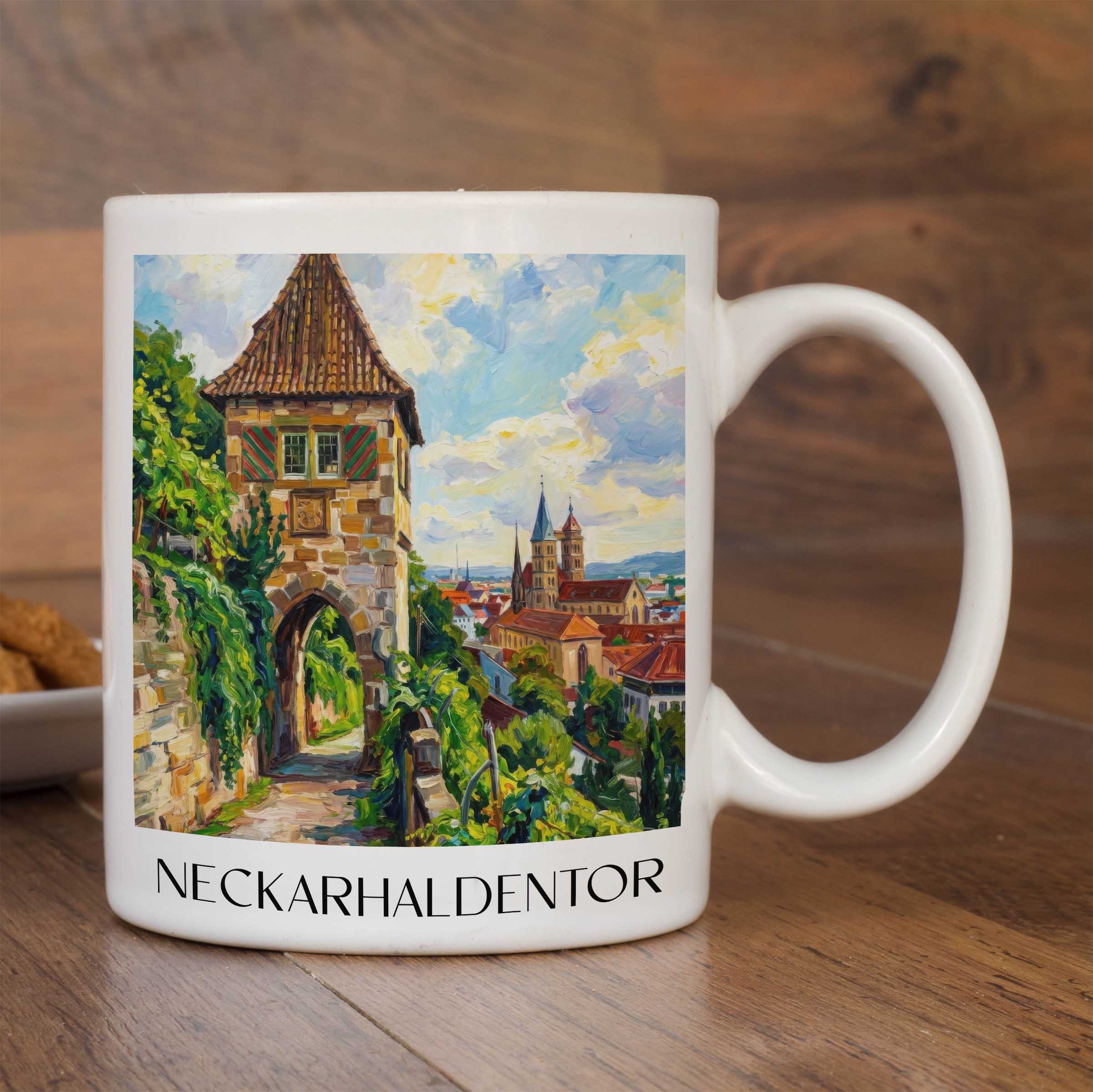 neckarhaldentor-esslingen-am-neckar-deutschland-kaffeebecher-oil-painting-oelgemaelde
