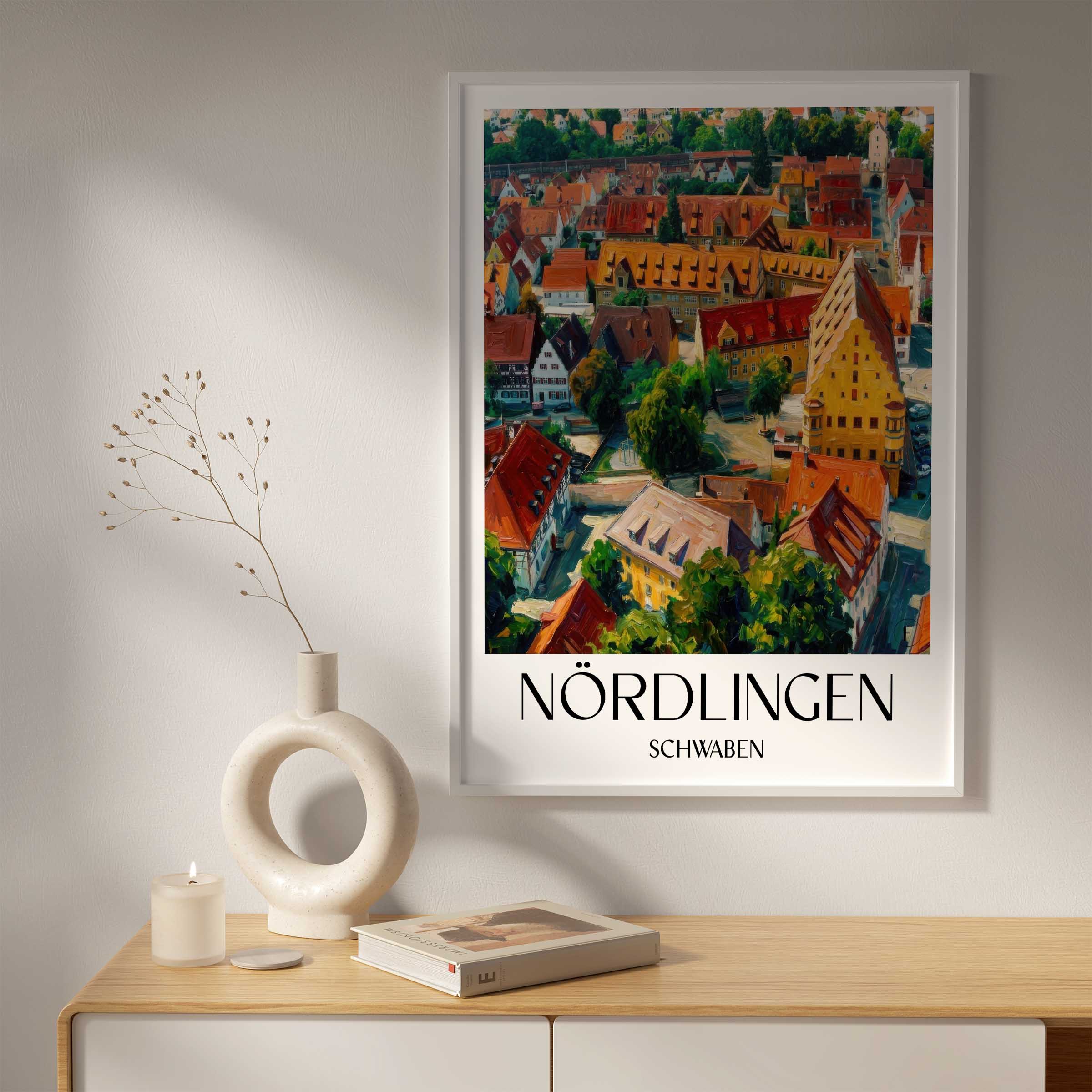 nördlingen-schwaben-deutschland-poster-oil-painting-oelgemaelde