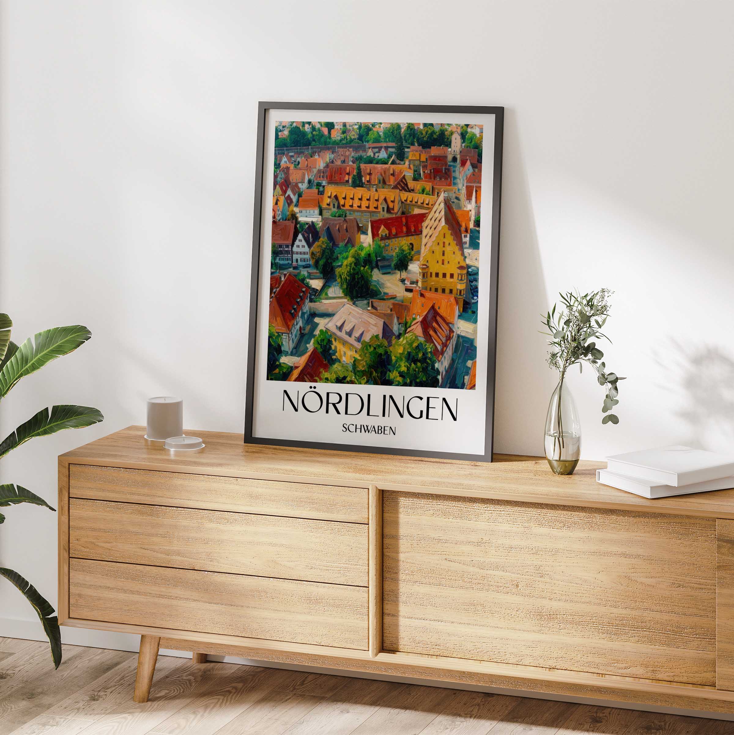 nördlingen-schwaben-deutschland-poster-oil-painting-oelgemaelde