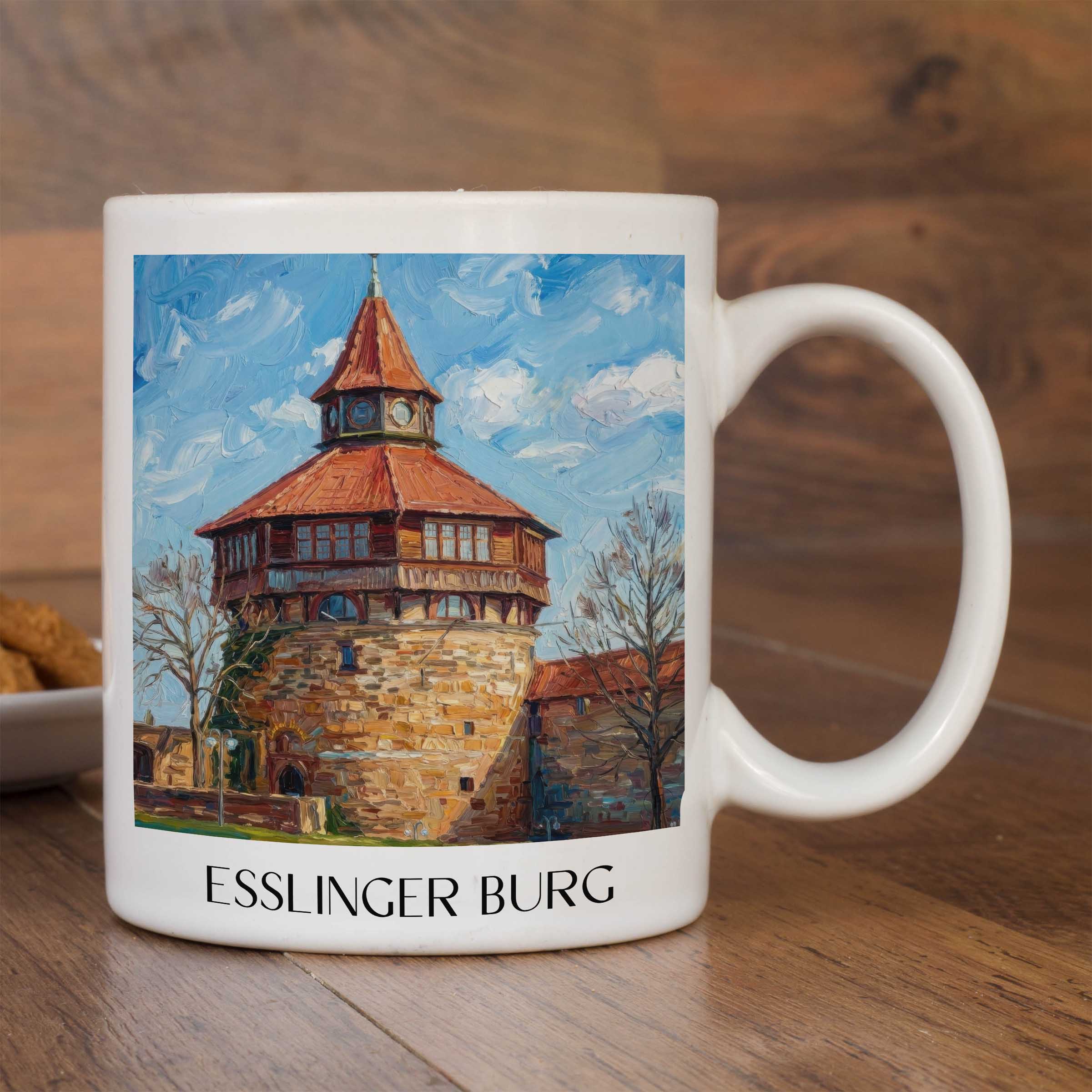 esslinger-burg-württemberg-deutschland-kaffeebecher-oil-painting-oelgemaelde