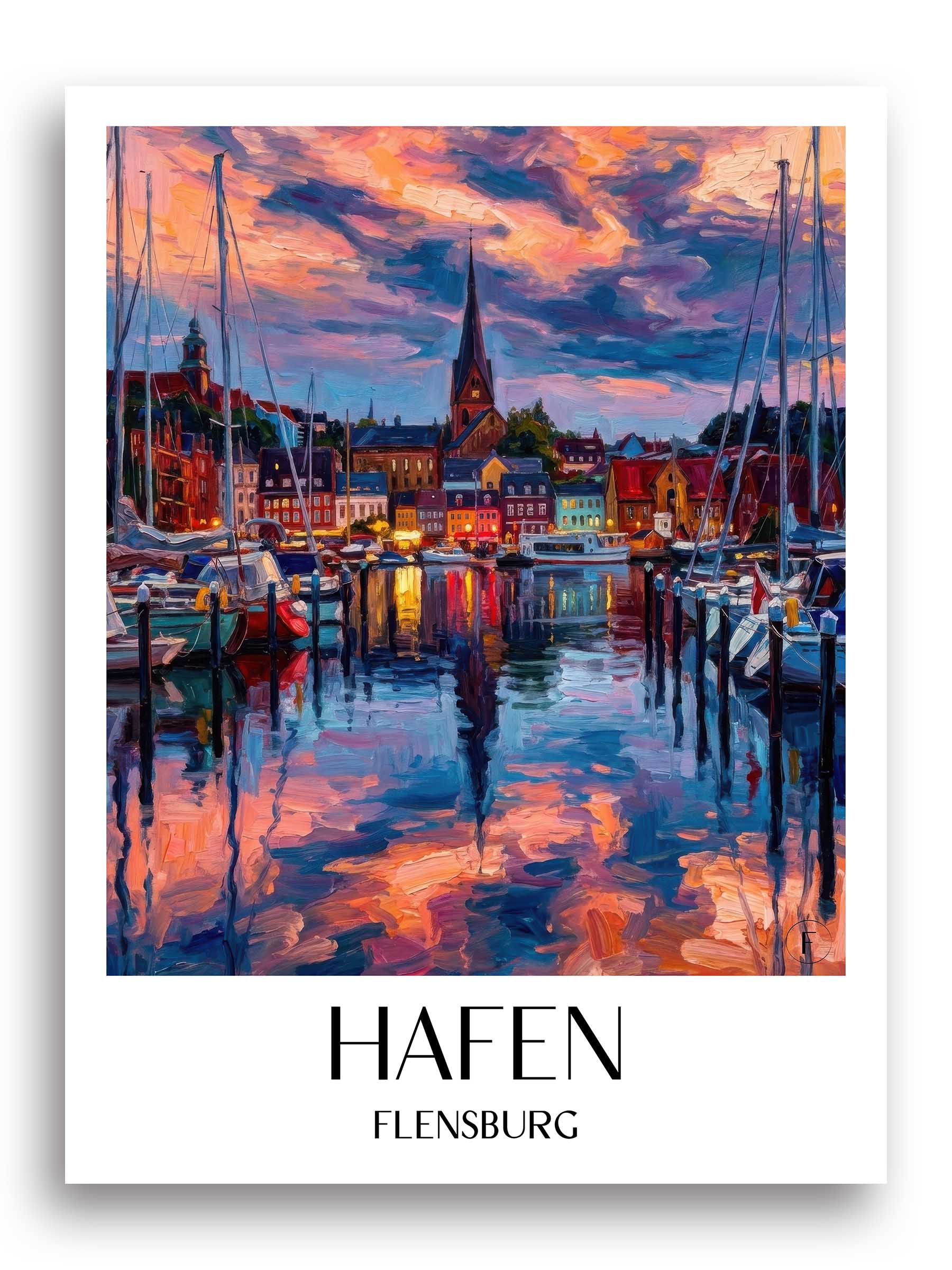 hafen-flensburg-deutschland-poster-oil-painting-oelgemaelde